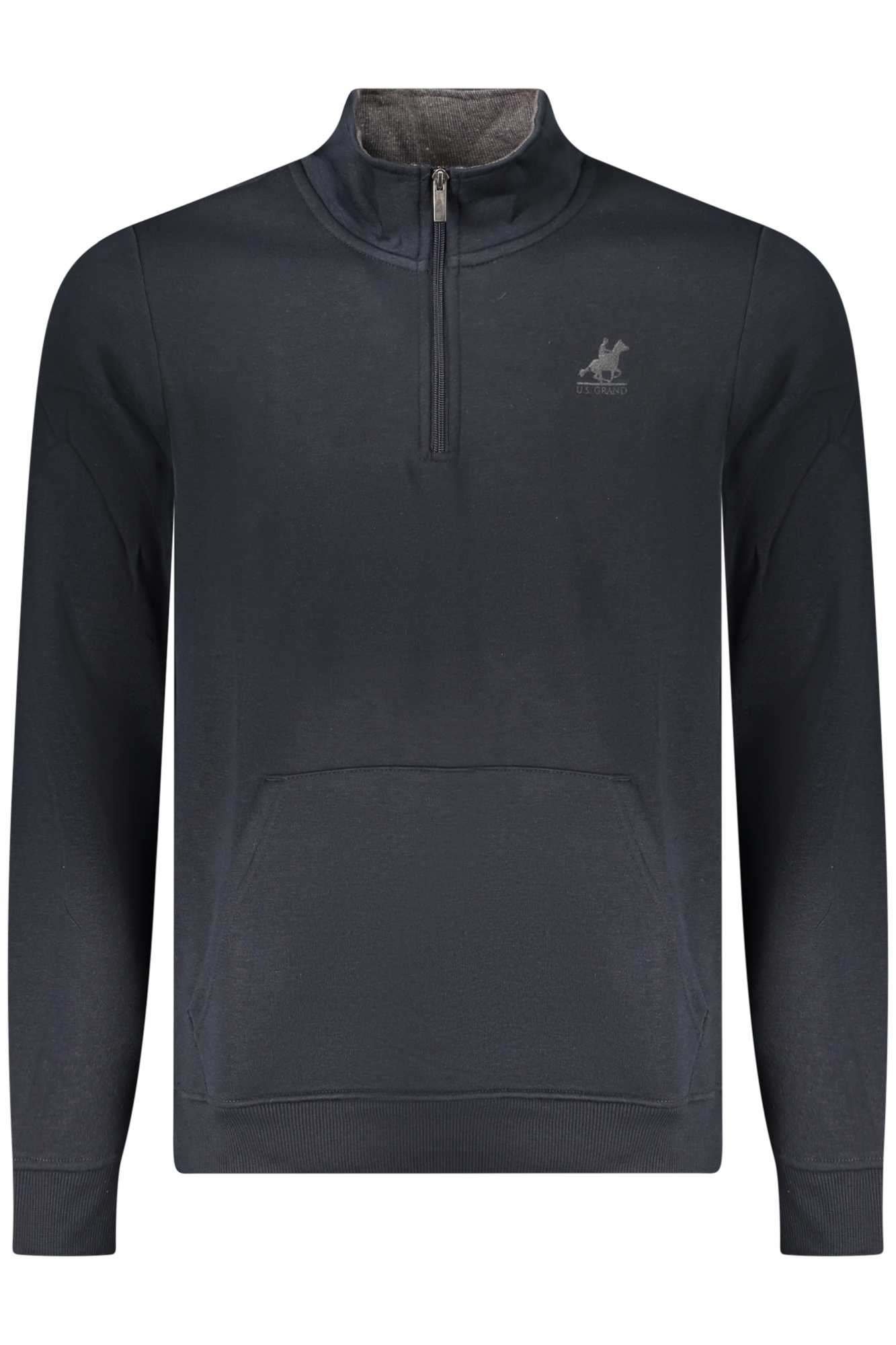 U.S. GRAND FELPA SENZA ZIP UOMO - Blu