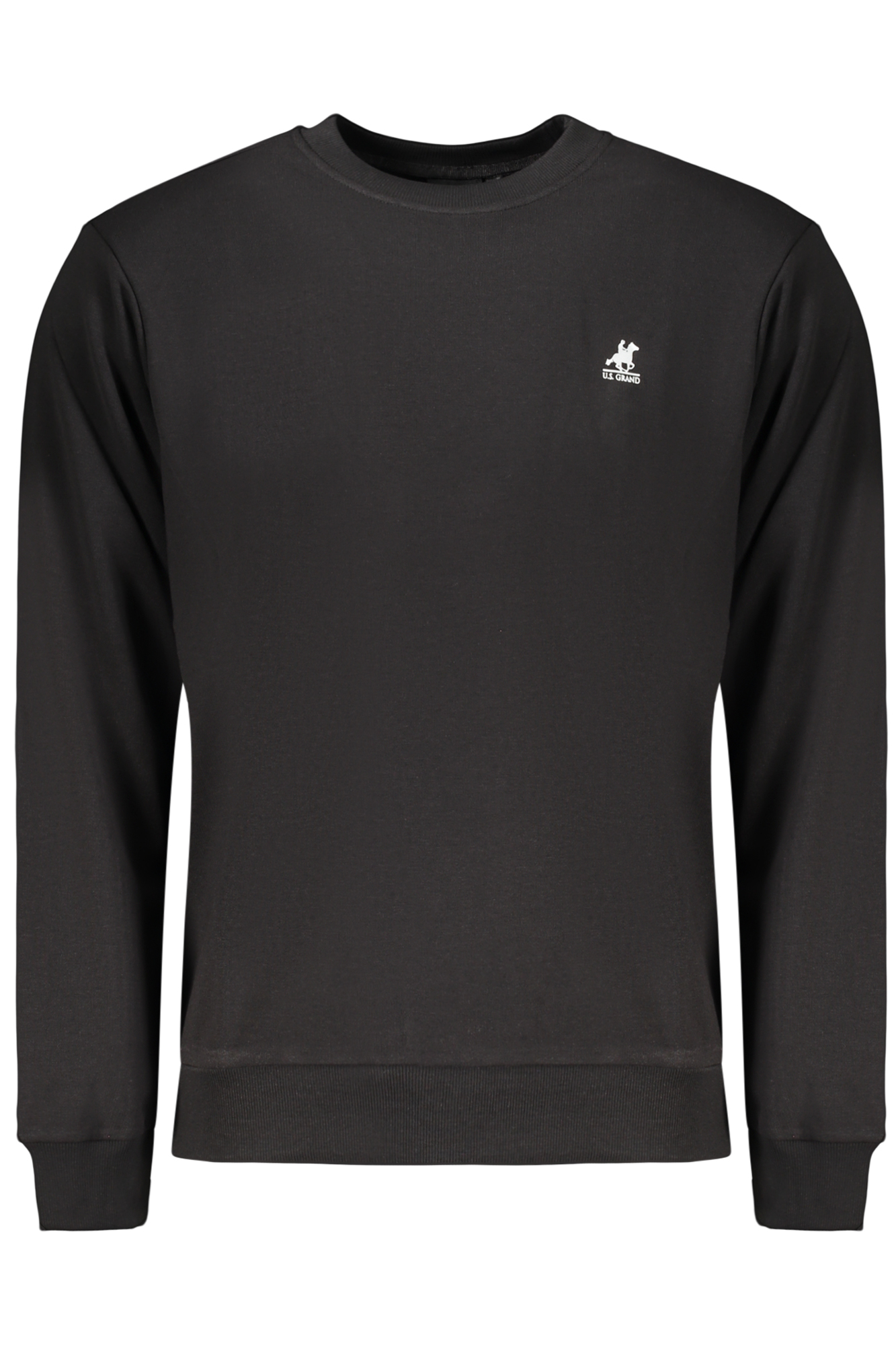 U.S. GRAND FELPA SENZA ZIP UOMO - Nero