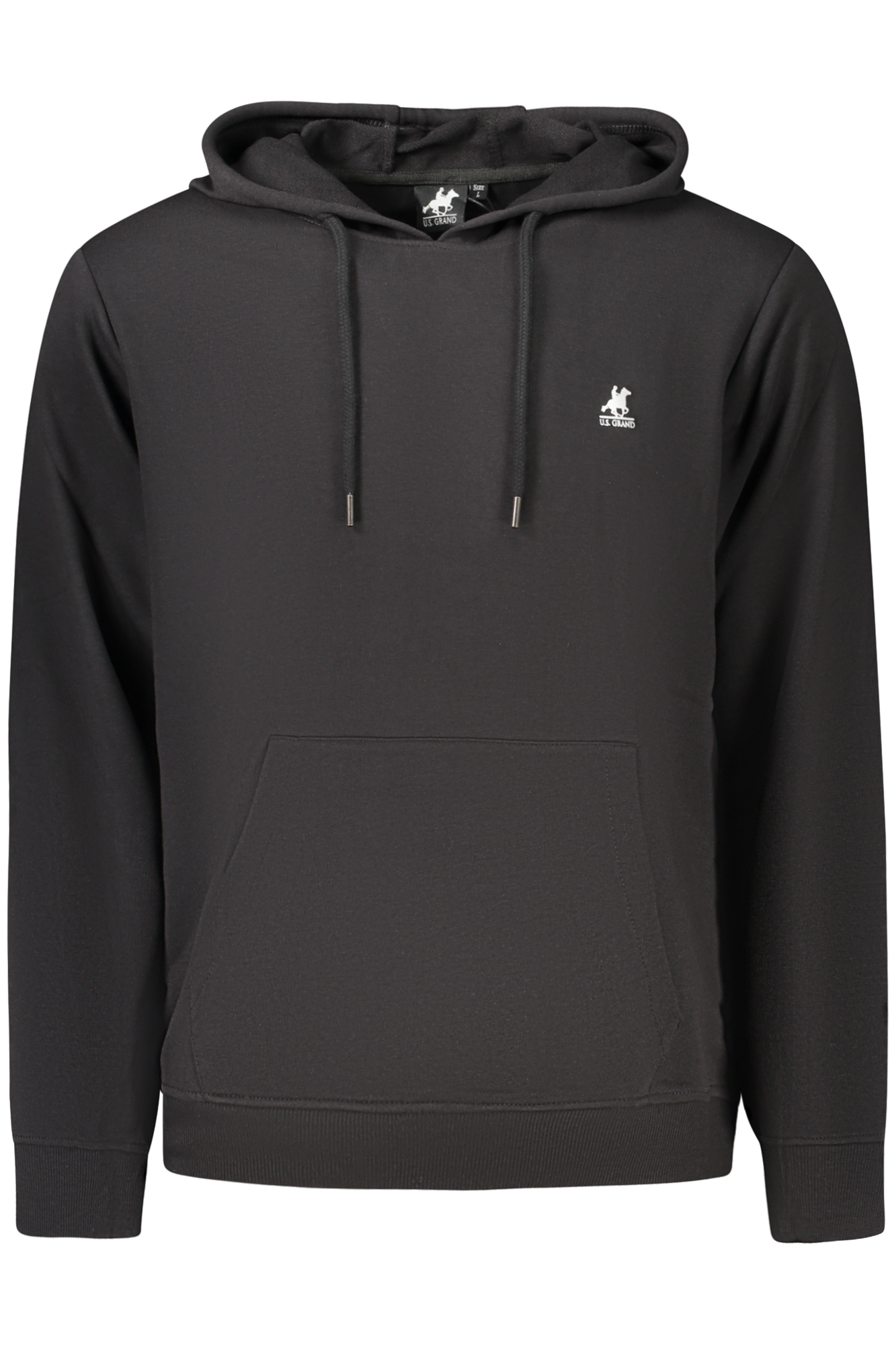 U.S. GRAND FELPA SENZA ZIP UOMO - Nero