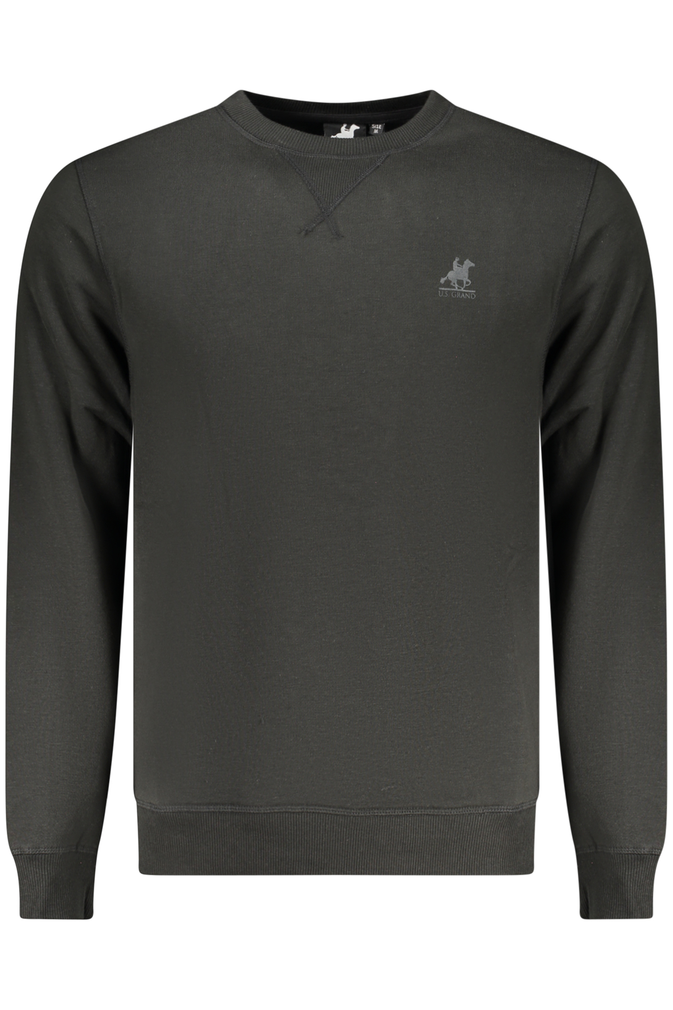 U.S. GRAND FELPA SENZA ZIP UOMO - Nero