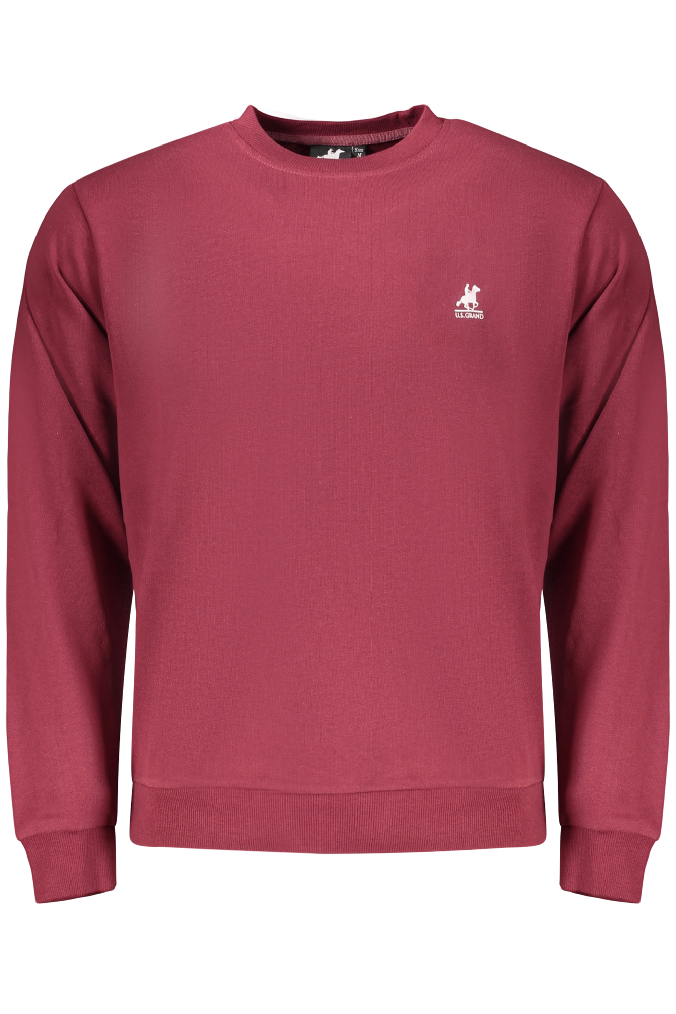 U.S. GRAND FELPA SENZA ZIP UOMO - Rosso