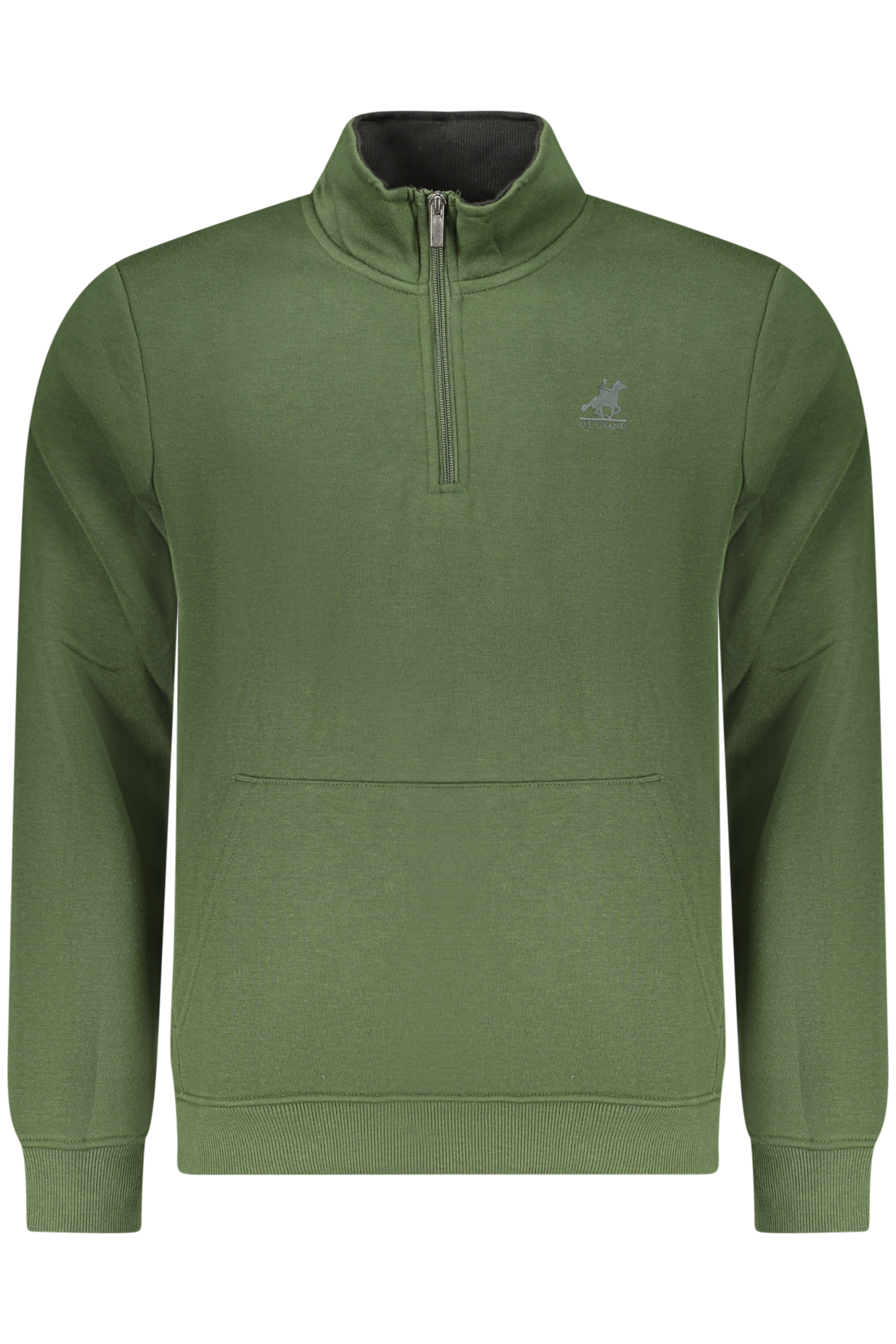 U.S. GRAND FELPA SENZA ZIP UOMO - Verde