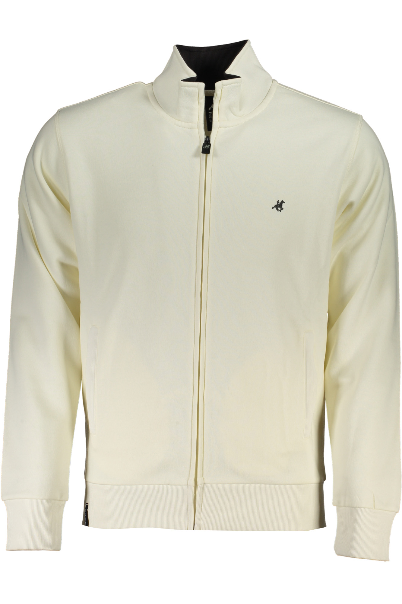 U.S. GRAND FELPA CON ZIP UOMO - Bianco