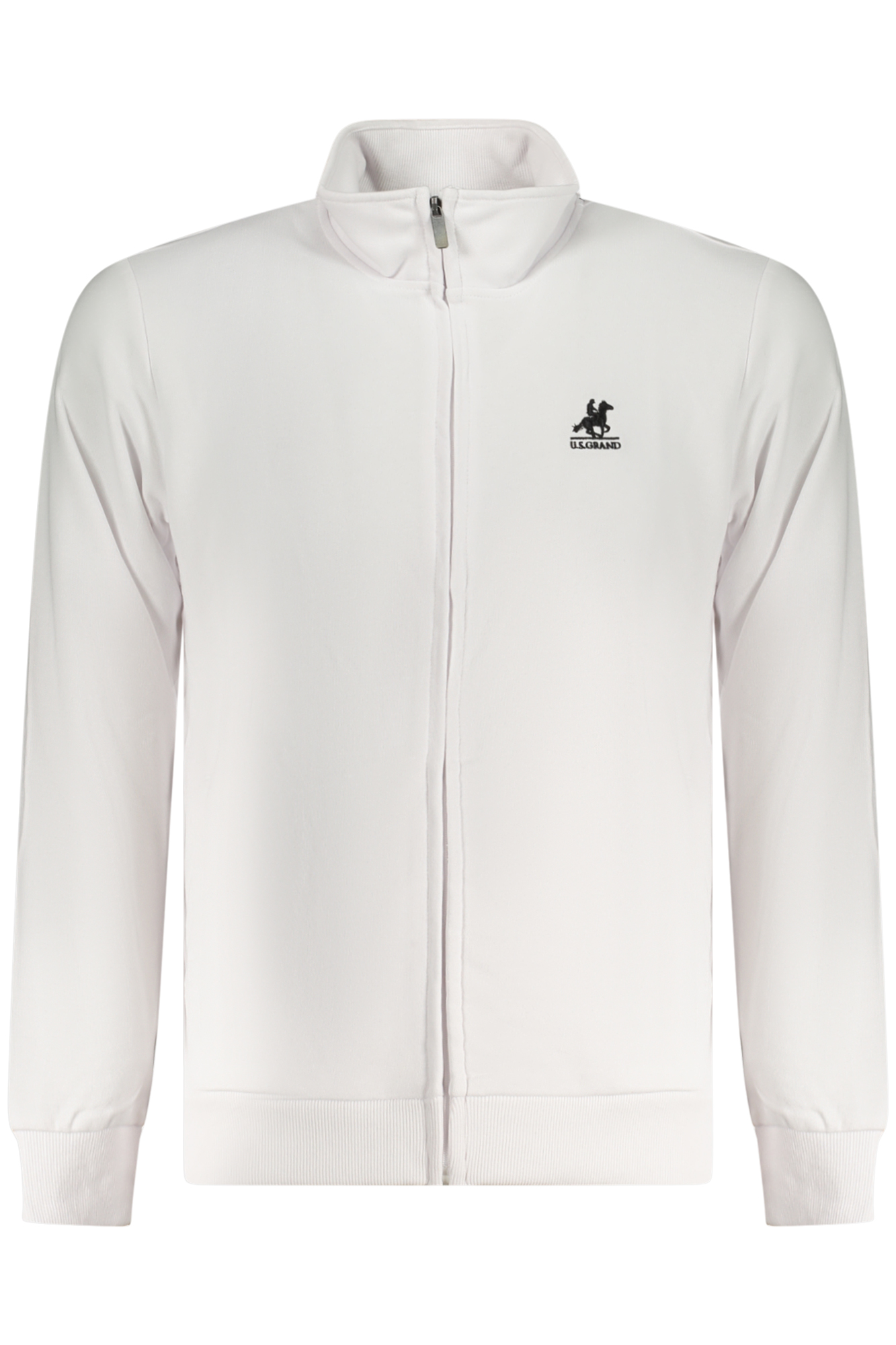 U.S. GRAND FELPA CON ZIP UOMO - Bianco