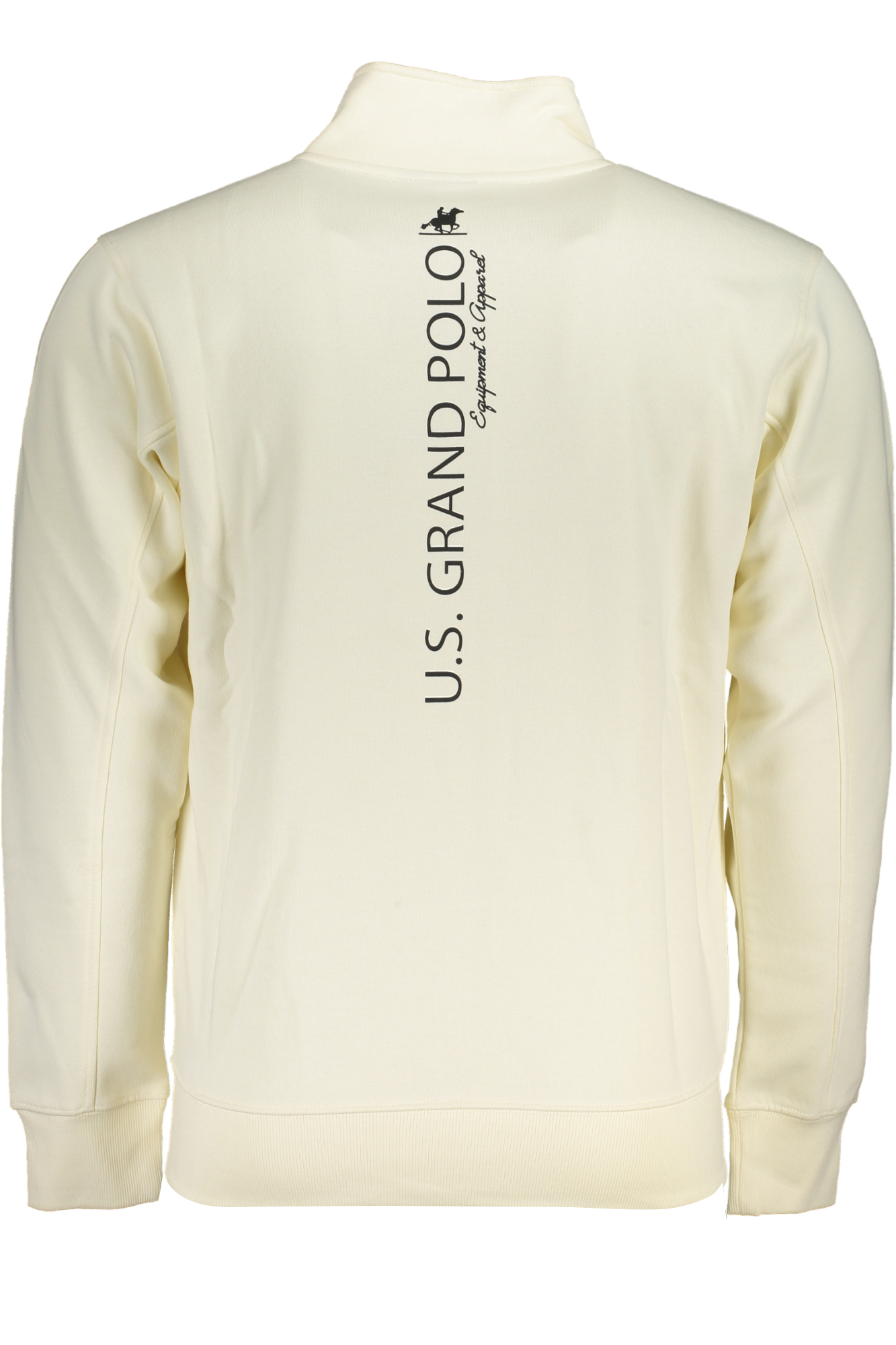 U.S. GRAND FELPA CON ZIP UOMO - Bianco - immagine 2