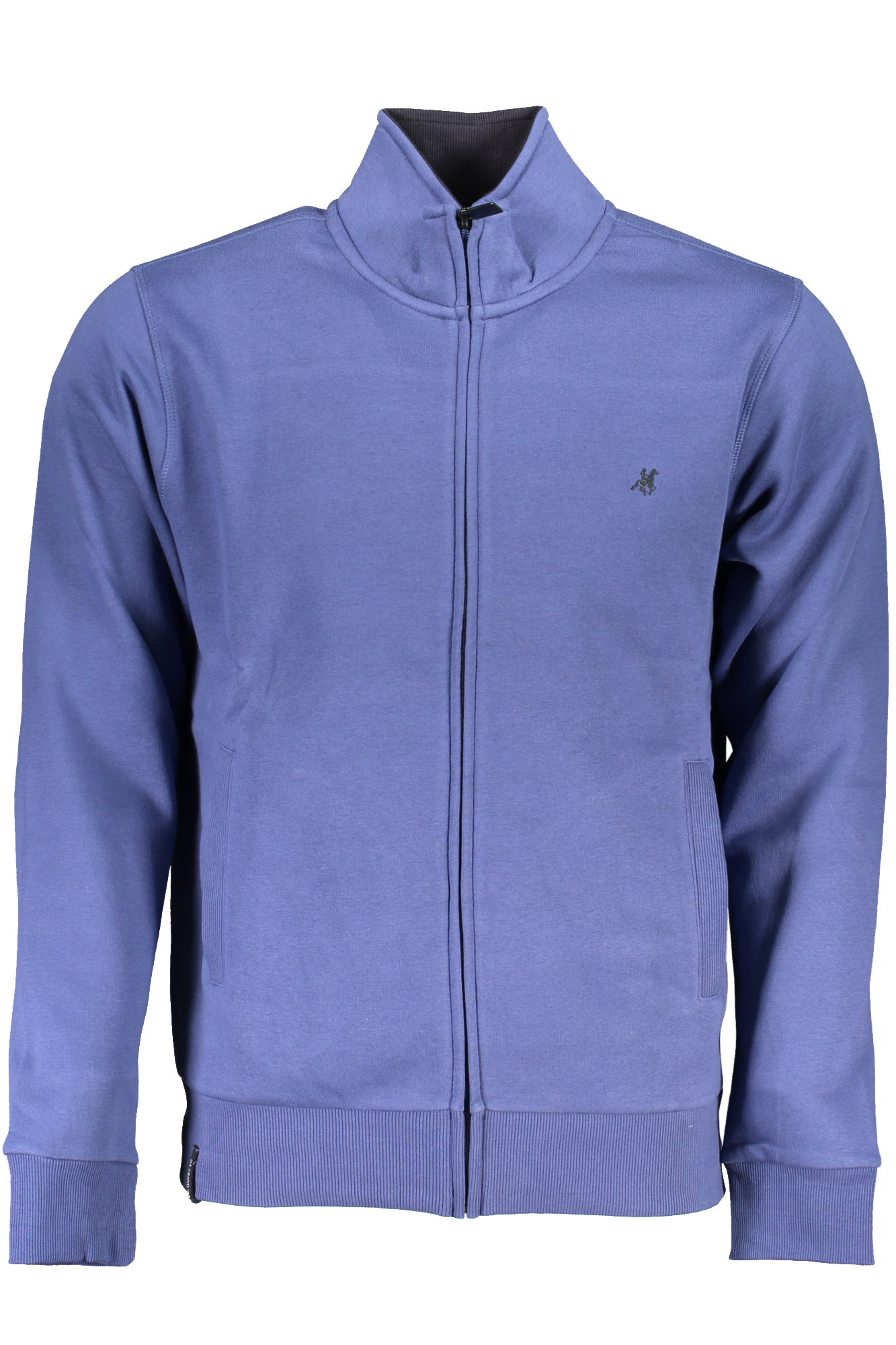 U.S. GRAND FELPA CON ZIP UOMO - Blu