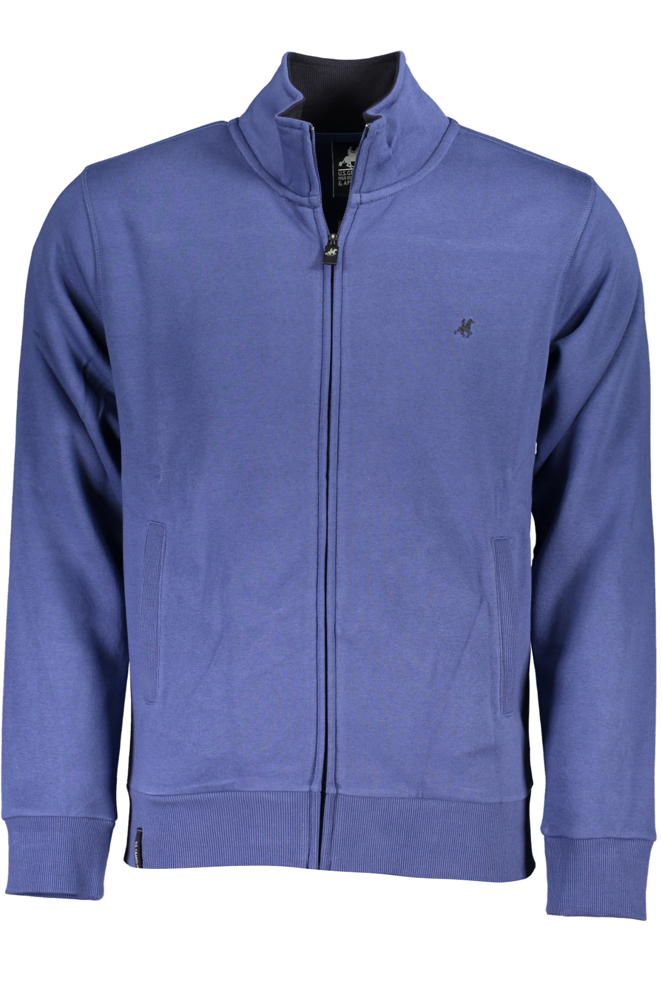 U.S. GRAND FELPA CON ZIP UOMO - Blu
