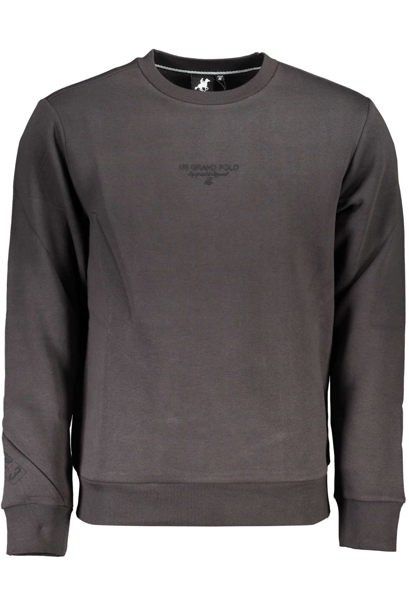 U.S. GRAND FELPA SENZA ZIP UOMO - Grigio