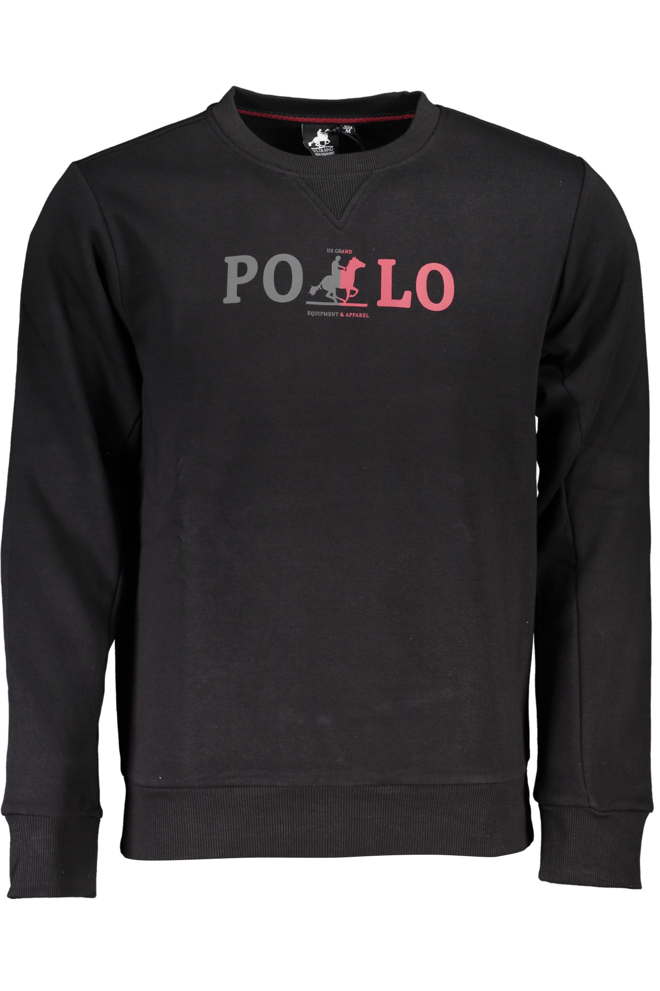U.S. GRAND FELPA SENZA ZIP UOMO - Nero