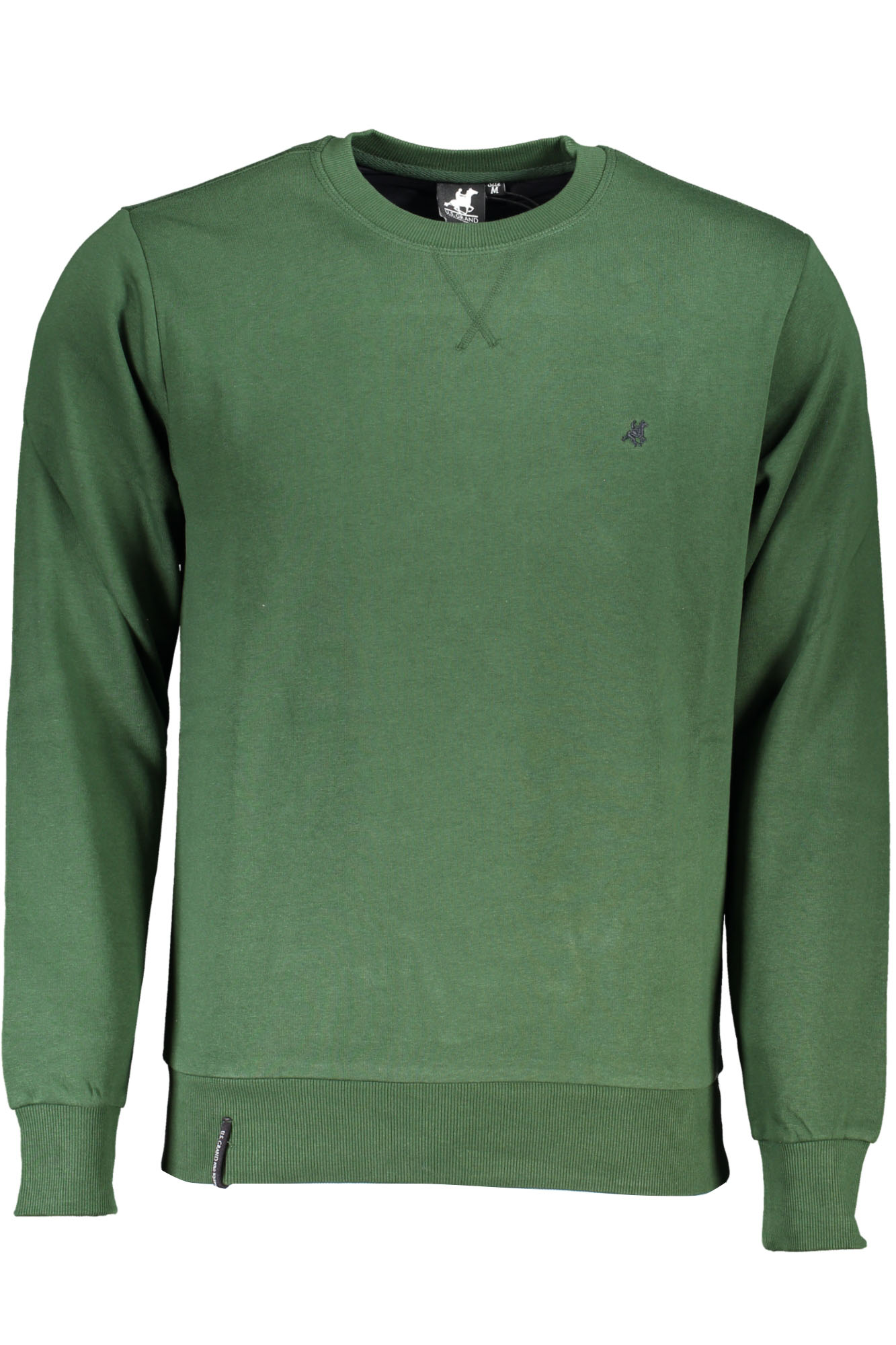U.S. GRAND FELPA SENZA ZIP UOMO - Verde