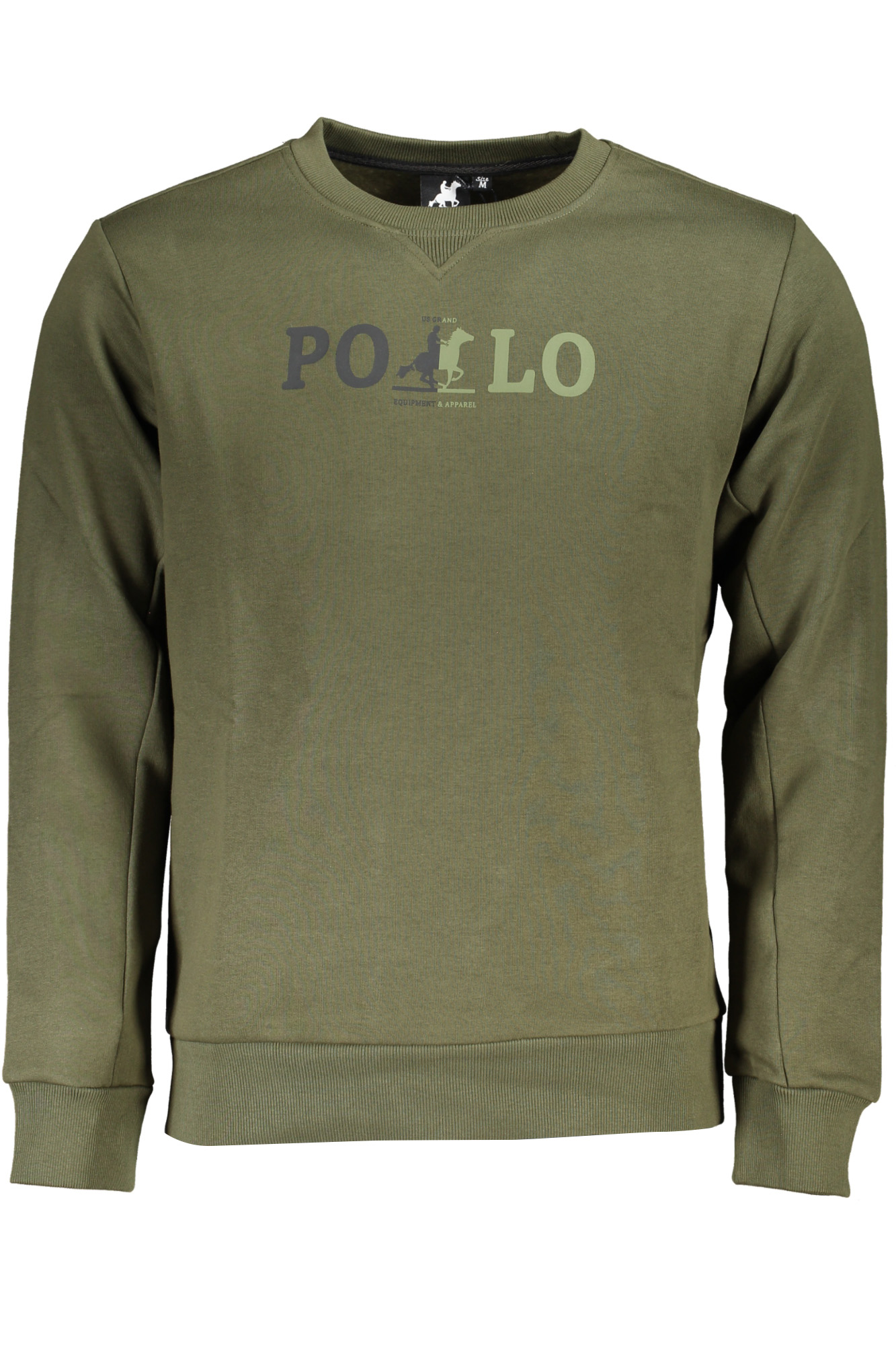 U.S. GRAND FELPA SENZA ZIP UOMO - Verde