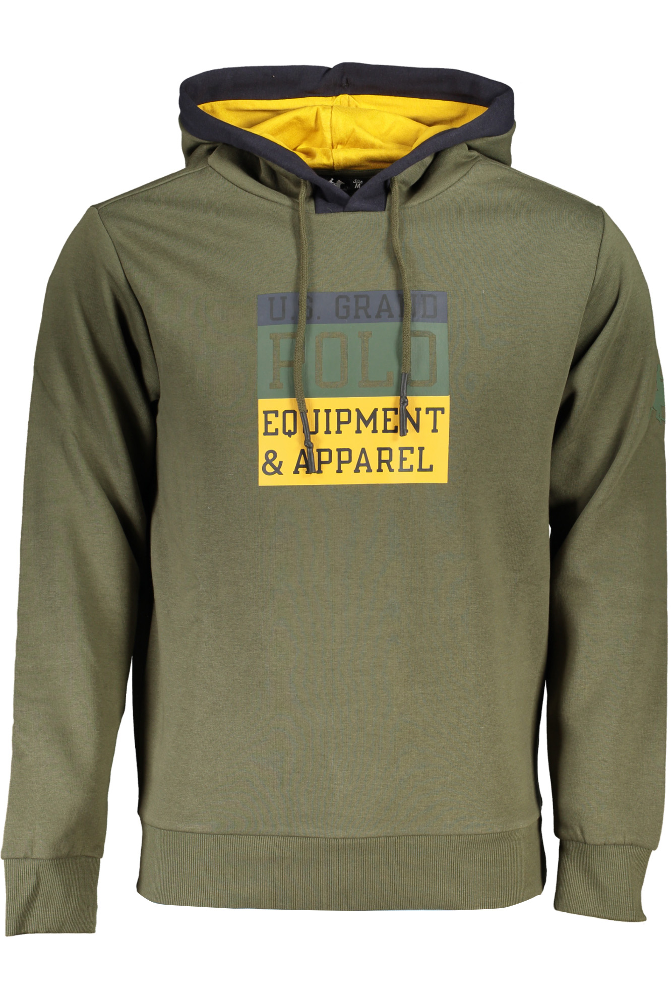 U.S. GRAND FELPA SENZA ZIP UOMO - Verde