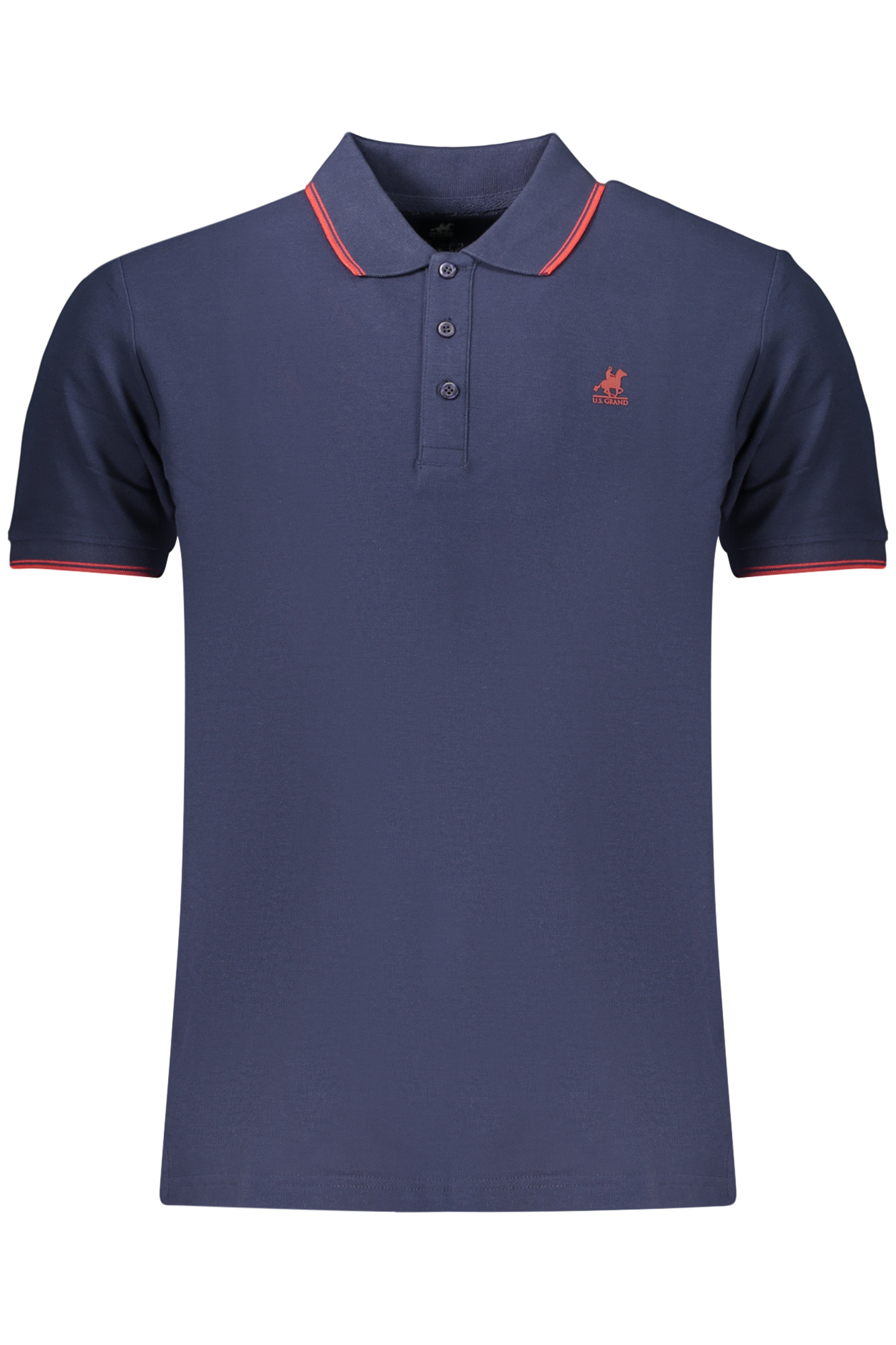 U.S. GRAND POLO MANICHE CORTE UOMO - Blu