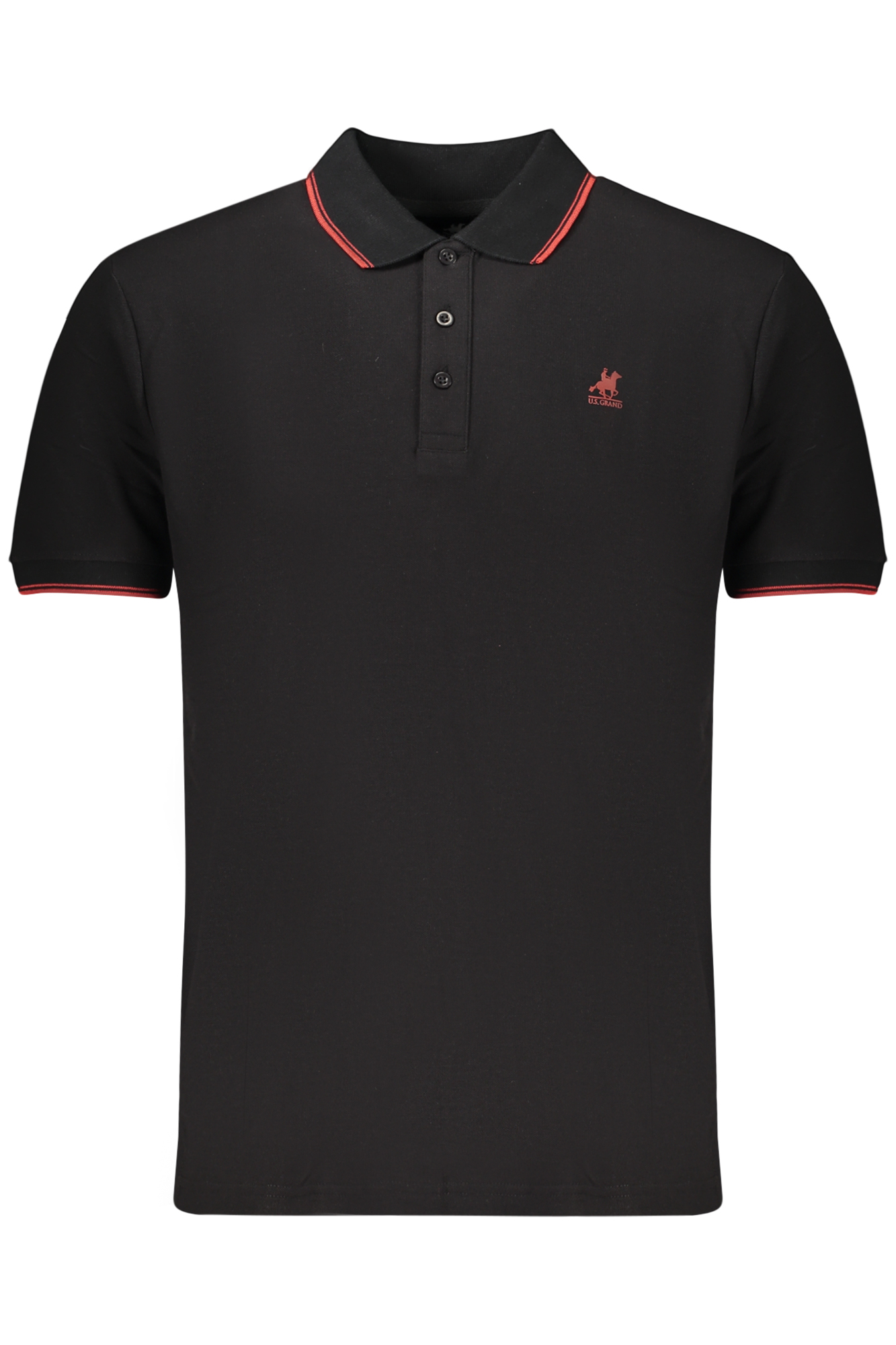 U.S. GRAND POLO MANICHE CORTE UOMO - Nero