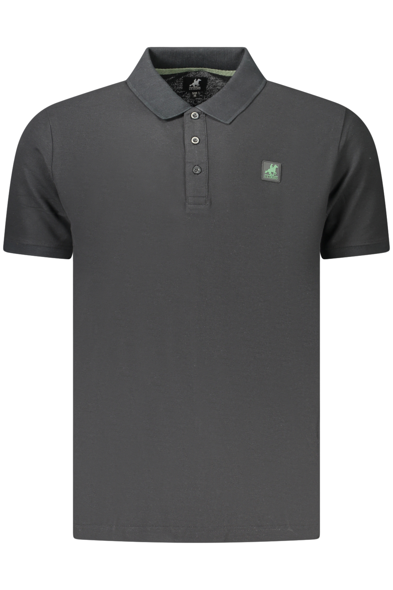 U.S. GRAND POLO MANICHE CORTE UOMO - Nero