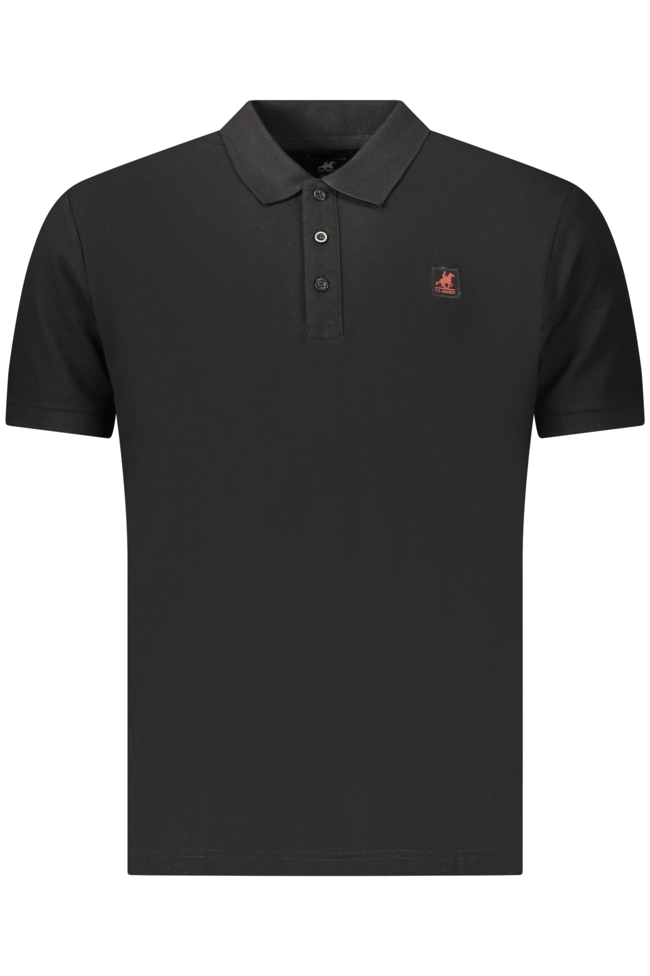 U.S. GRAND POLO MANICHE CORTE UOMO - Nero