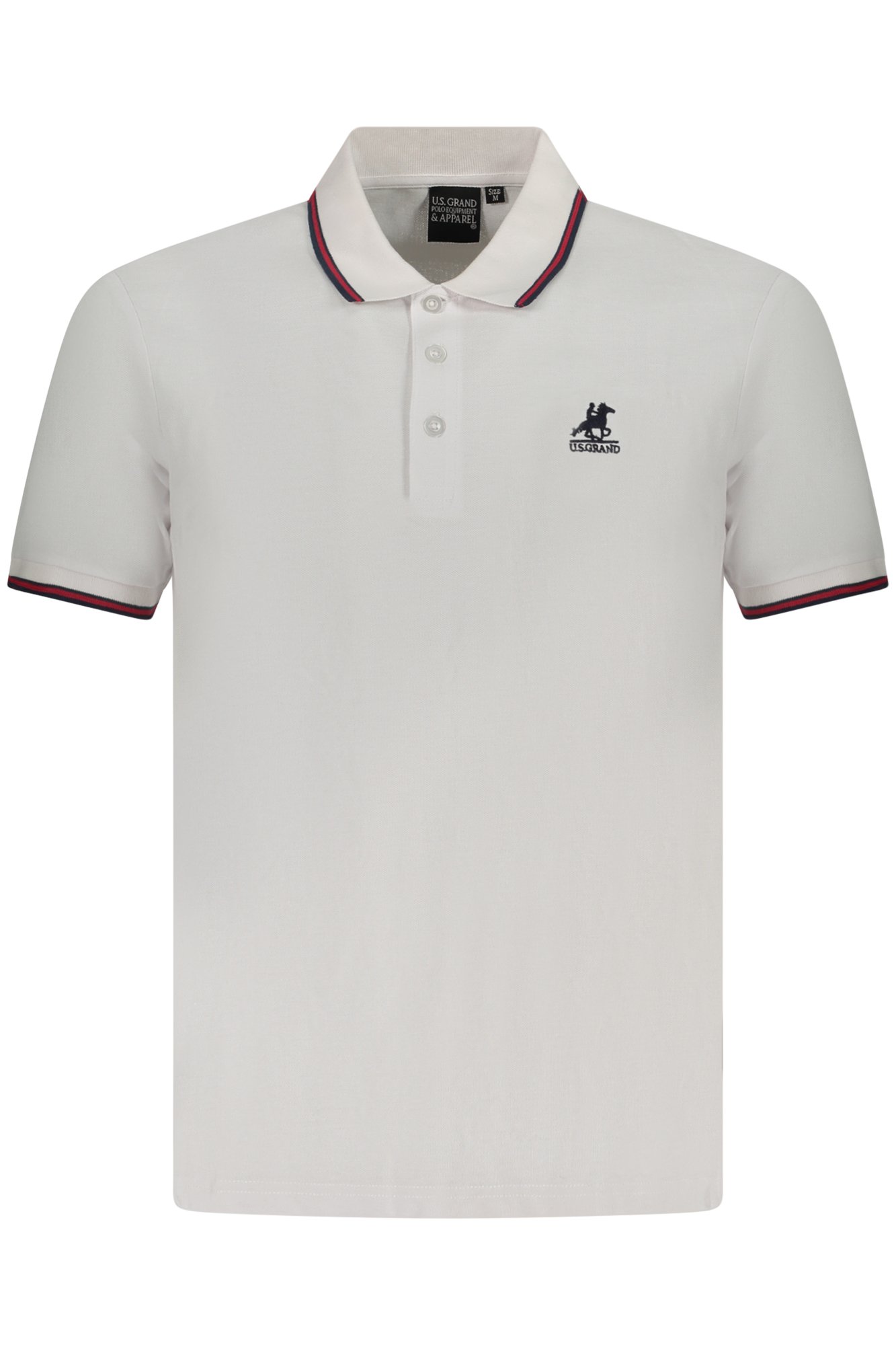 U.S. GRAND POLO MANICHE CORTE UOMO - Bianco