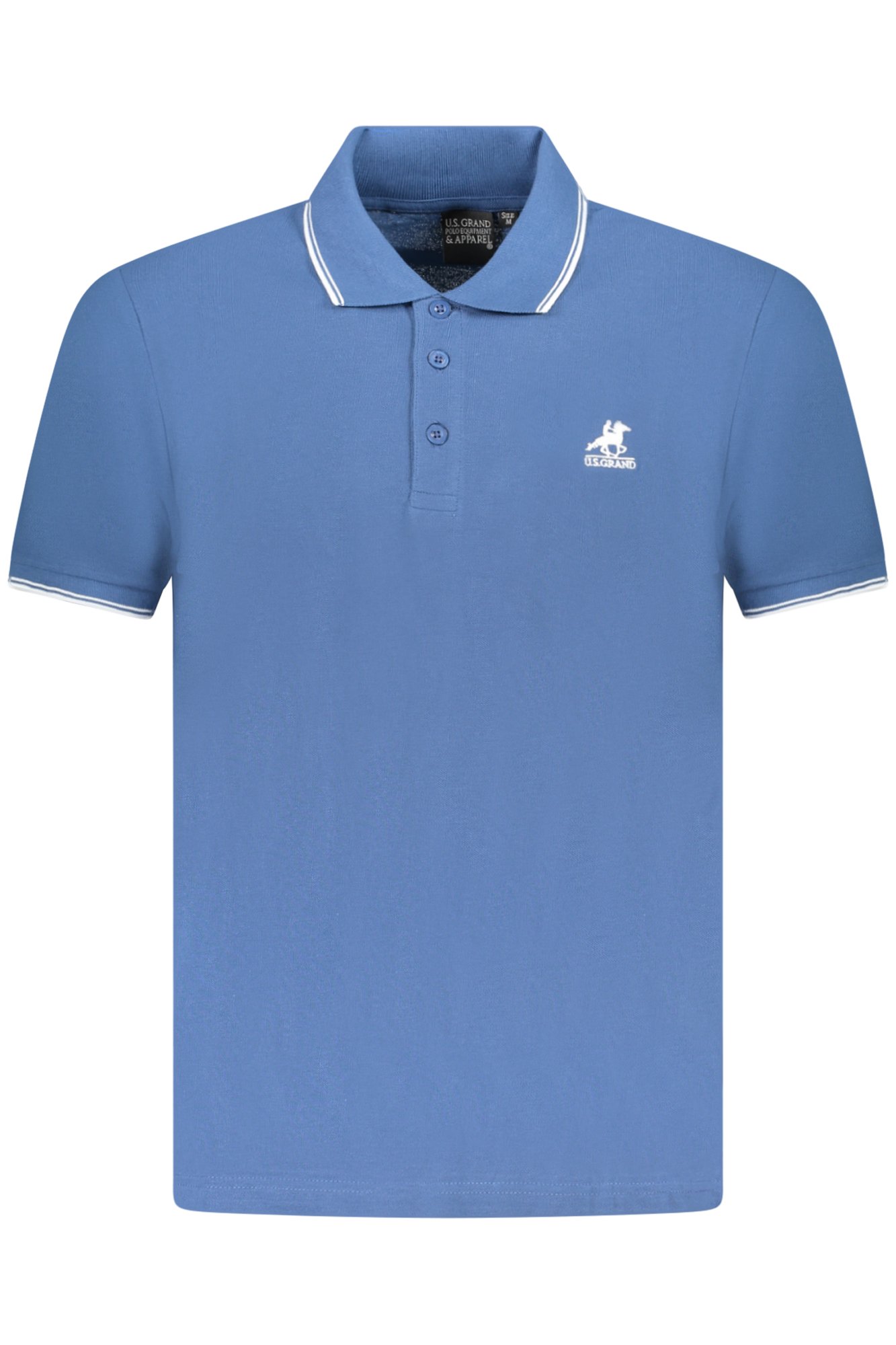 U.S. GRAND POLO MANICHE CORTE UOMO - Blu