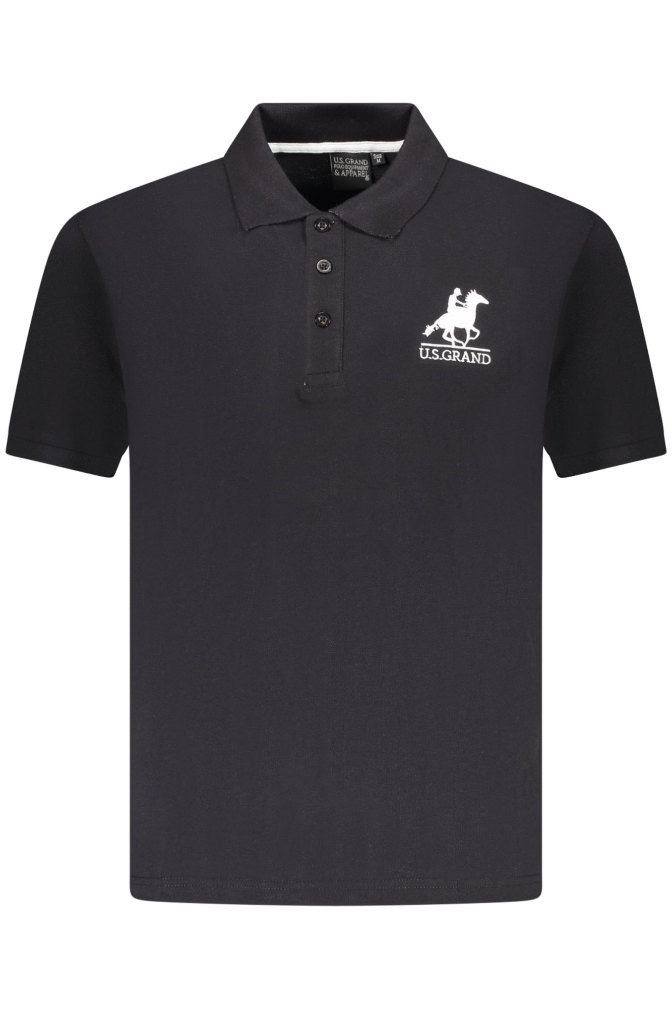 U.S. GRAND POLO MANICHE CORTE UOMO - Nero