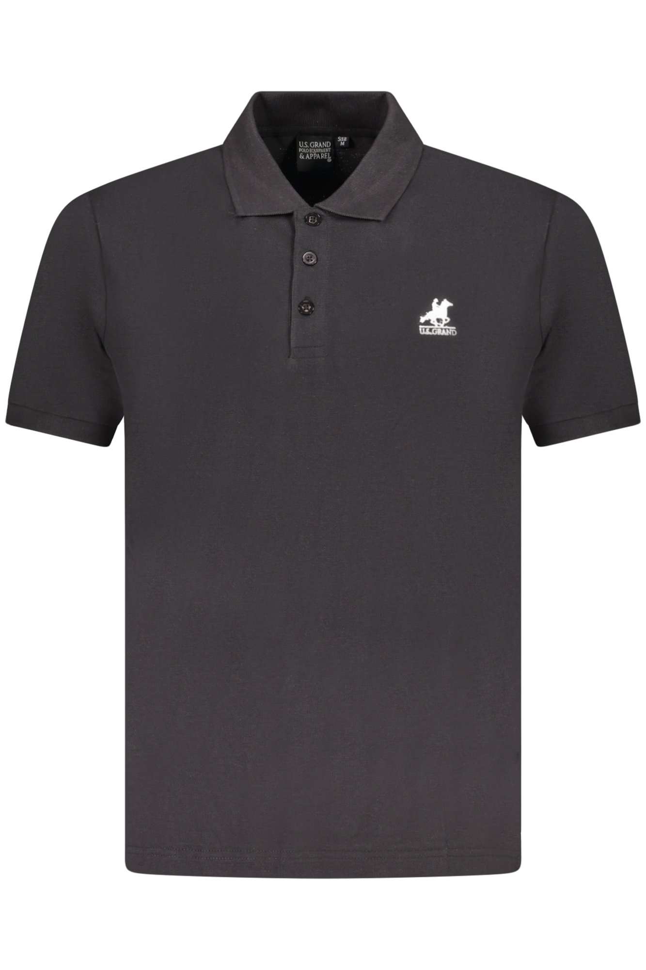 U.S. GRAND POLO MANICHE CORTE UOMO - Nero