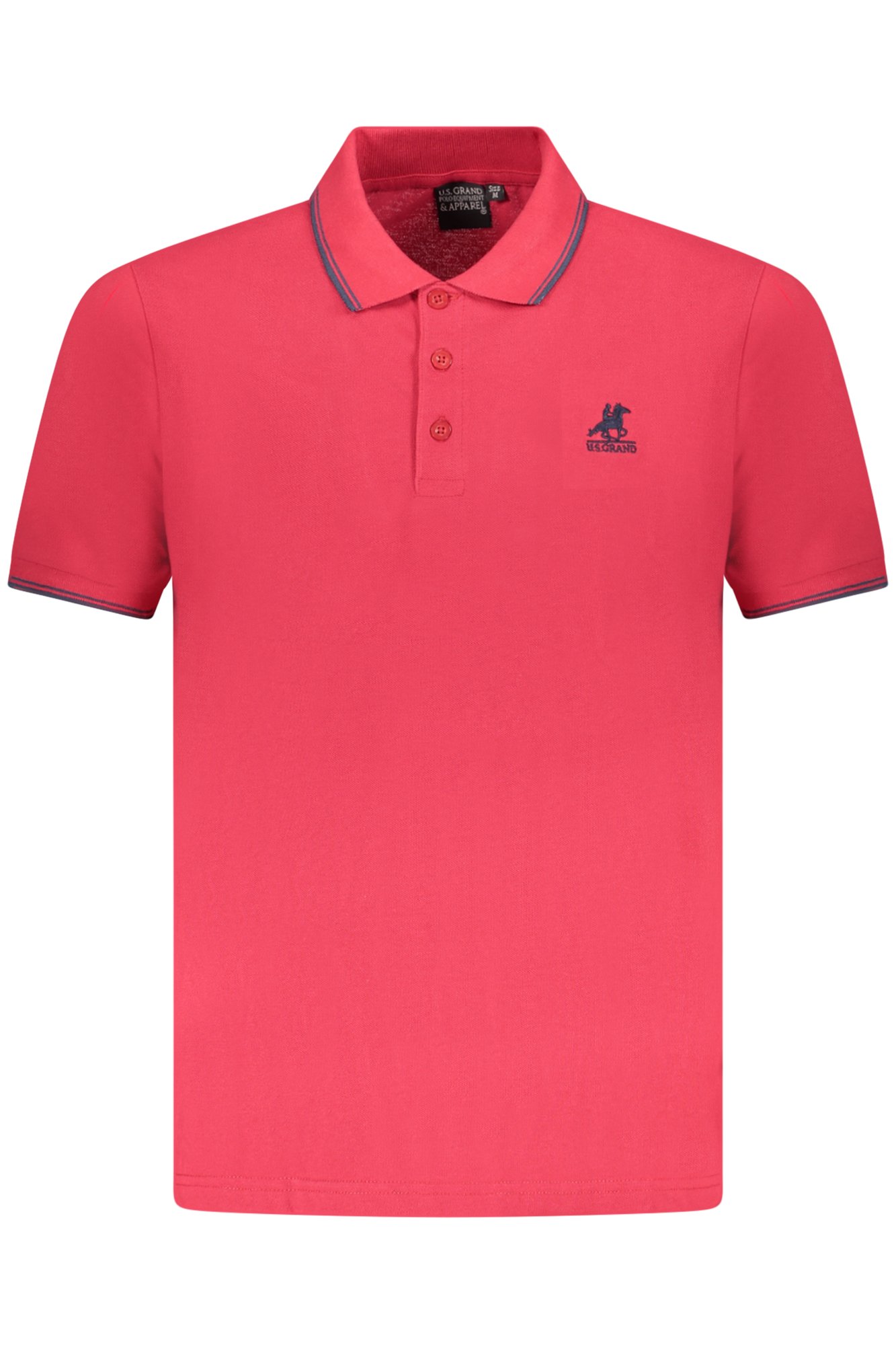 U.S. GRAND POLO MANICHE CORTE UOMO - Rosso