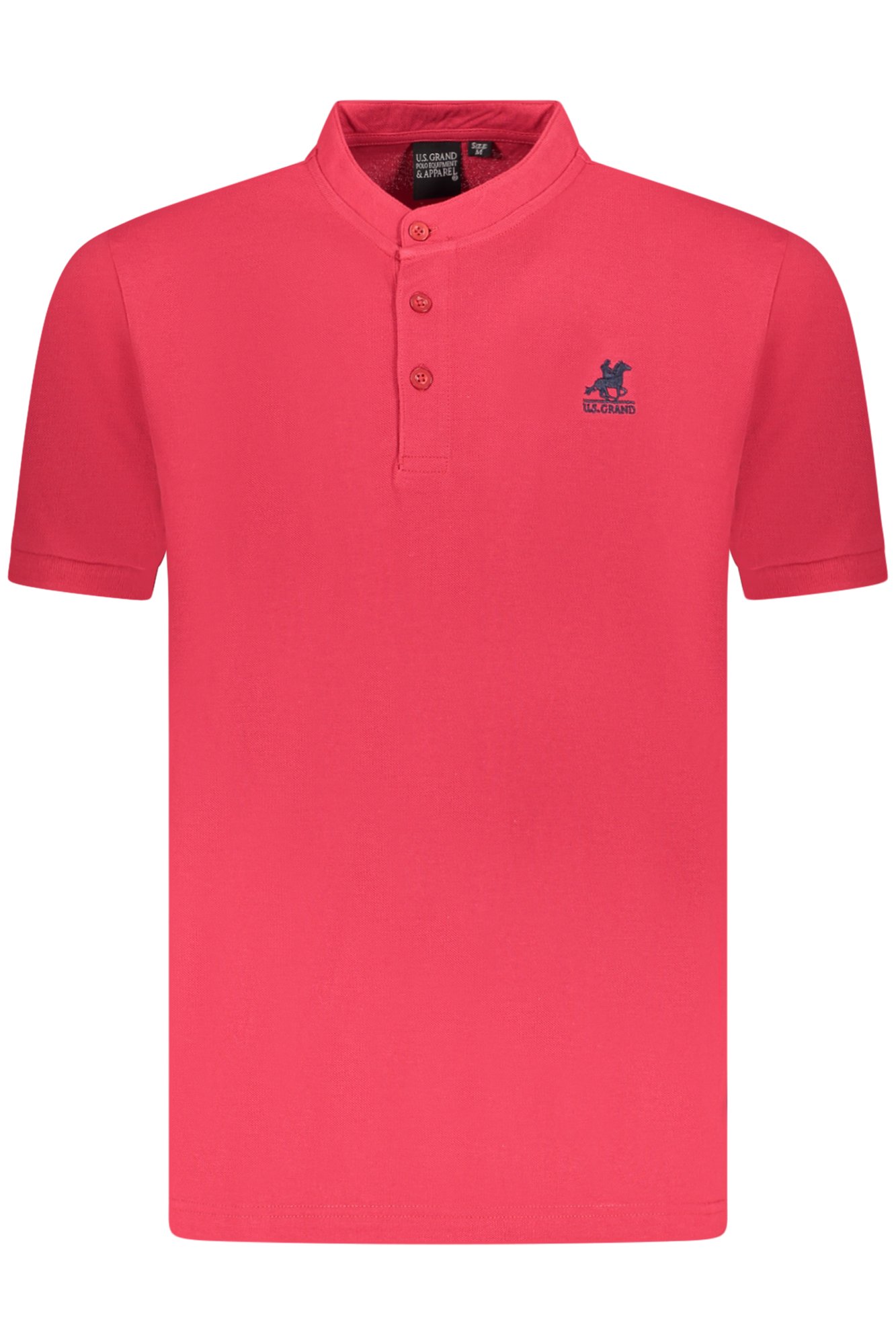 U.S. GRAND POLO MANICHE CORTE UOMO - Rosso