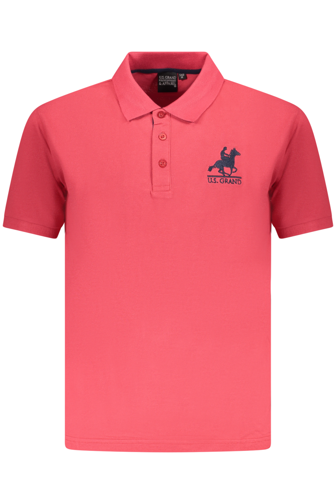 U.S. GRAND POLO MANICHE CORTE UOMO - Rosso