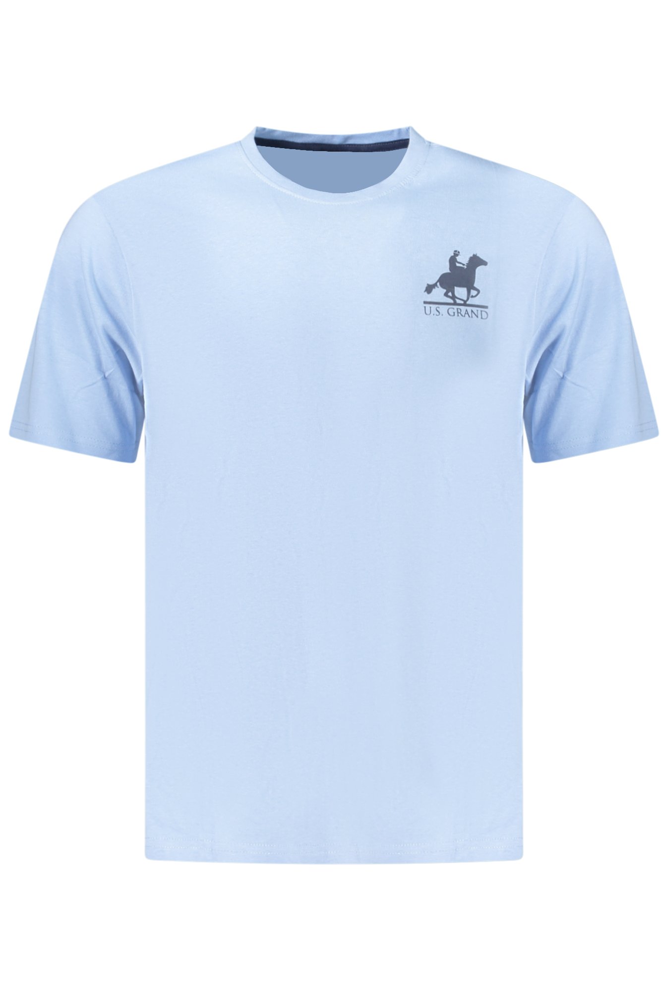 U.S. GRAND T-SHIRT MANICHE CORTE UOMO - Azzurro