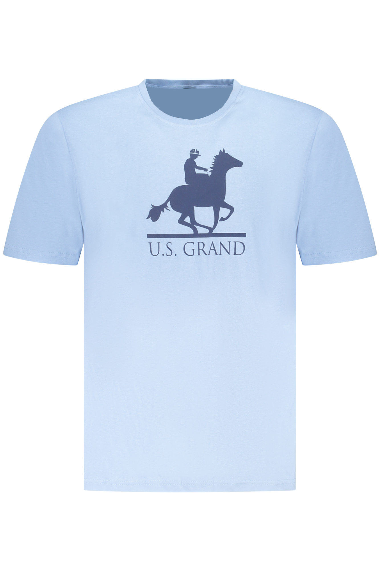 U.S. GRAND T-SHIRT MANICHE CORTE UOMO - Azzurro