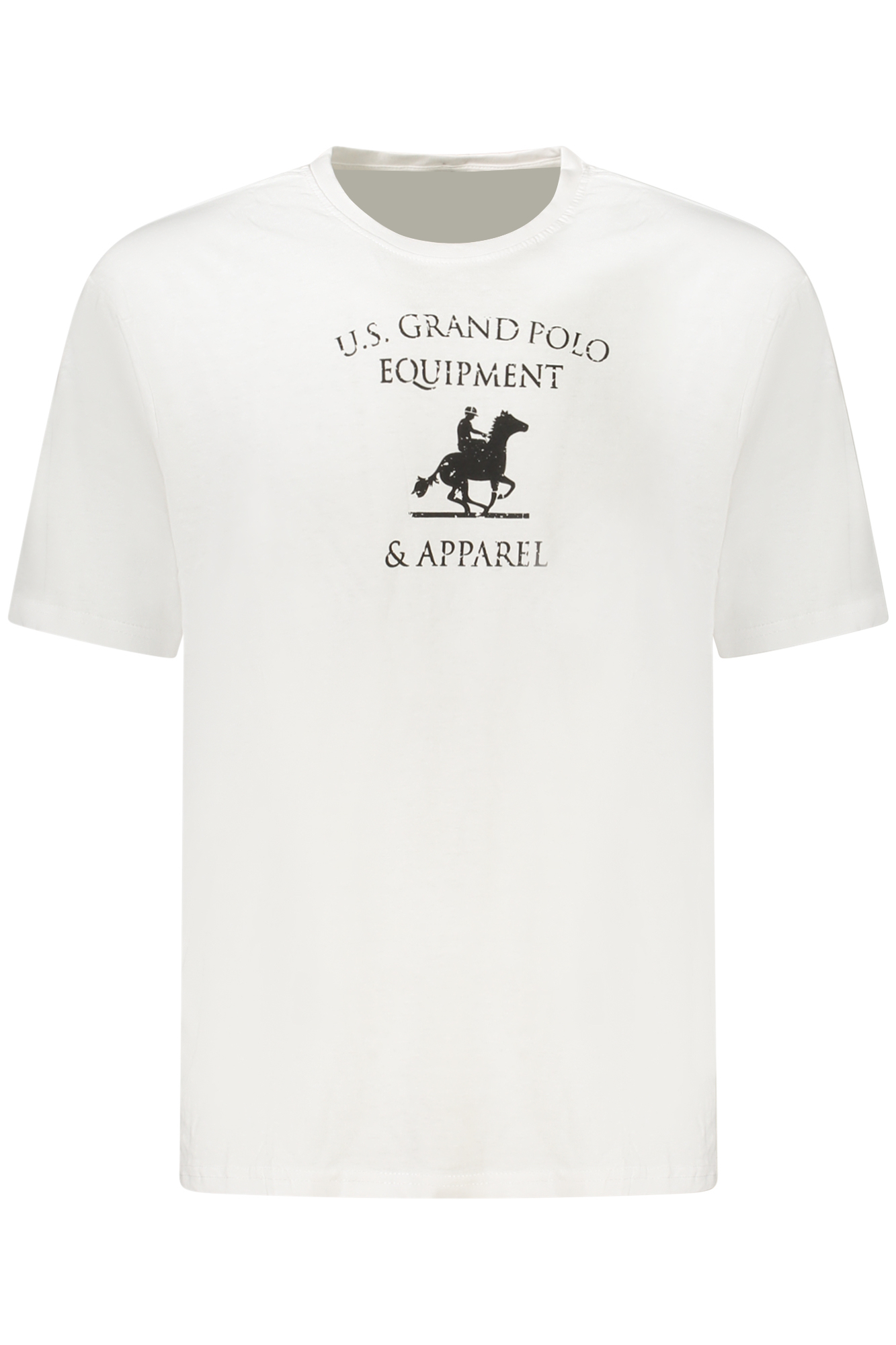 U.S. GRAND T-SHIRT MANICHE CORTE UOMO - Bianco
