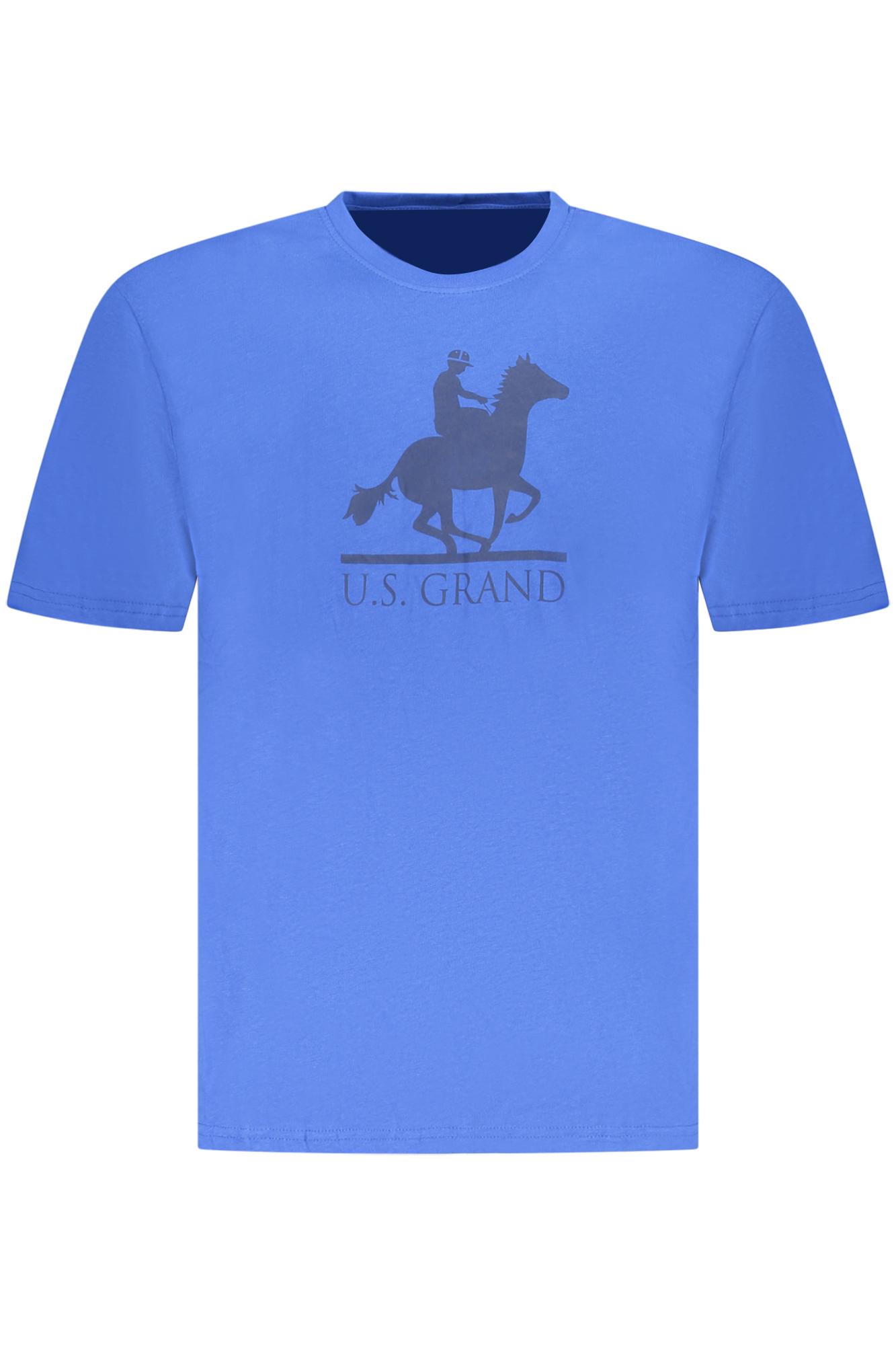 U.S. GRAND T-SHIRT MANICHE CORTE UOMO - Blu