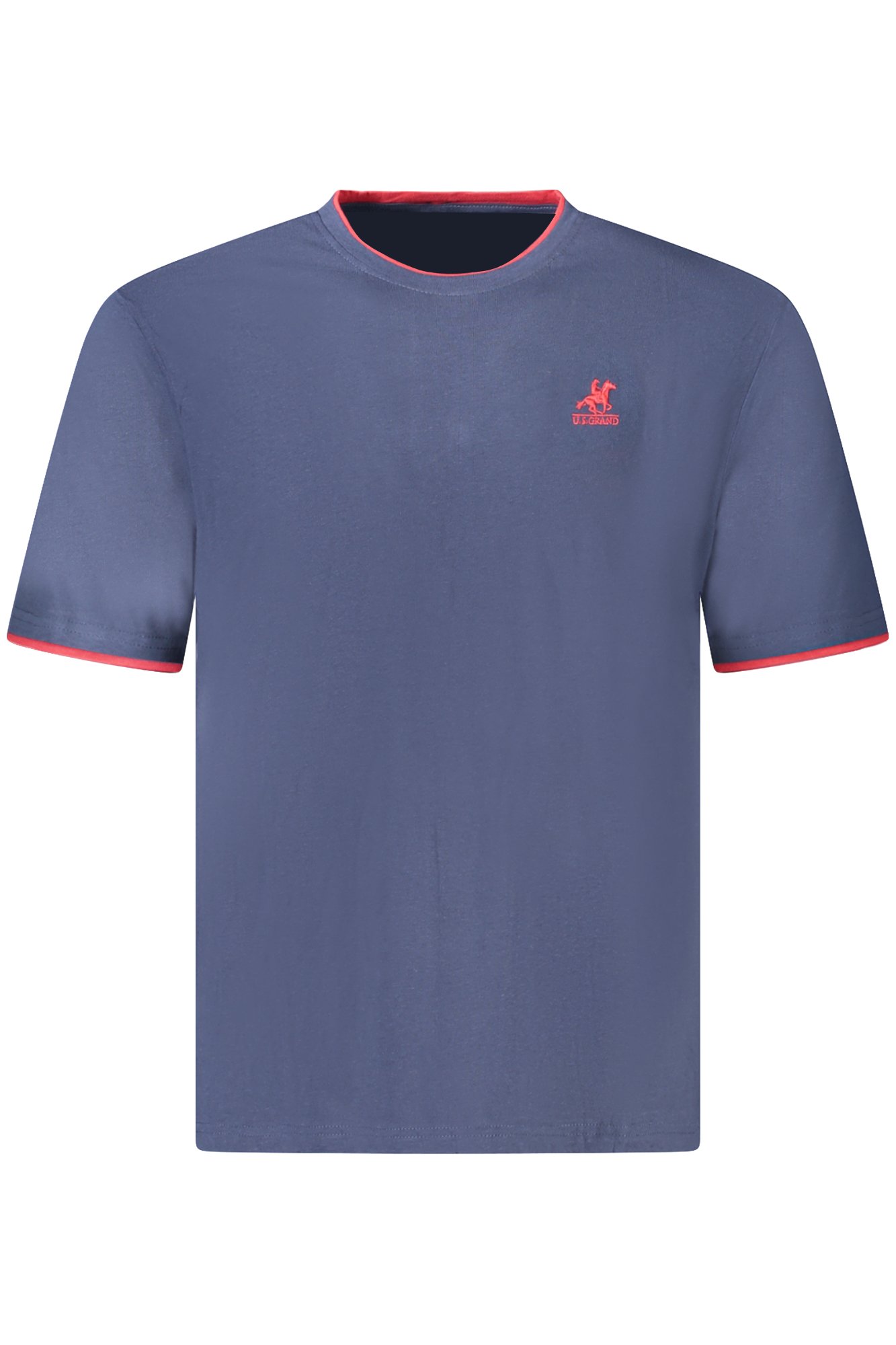 U.S. GRAND T-SHIRT MANICHE CORTE UOMO - Blu