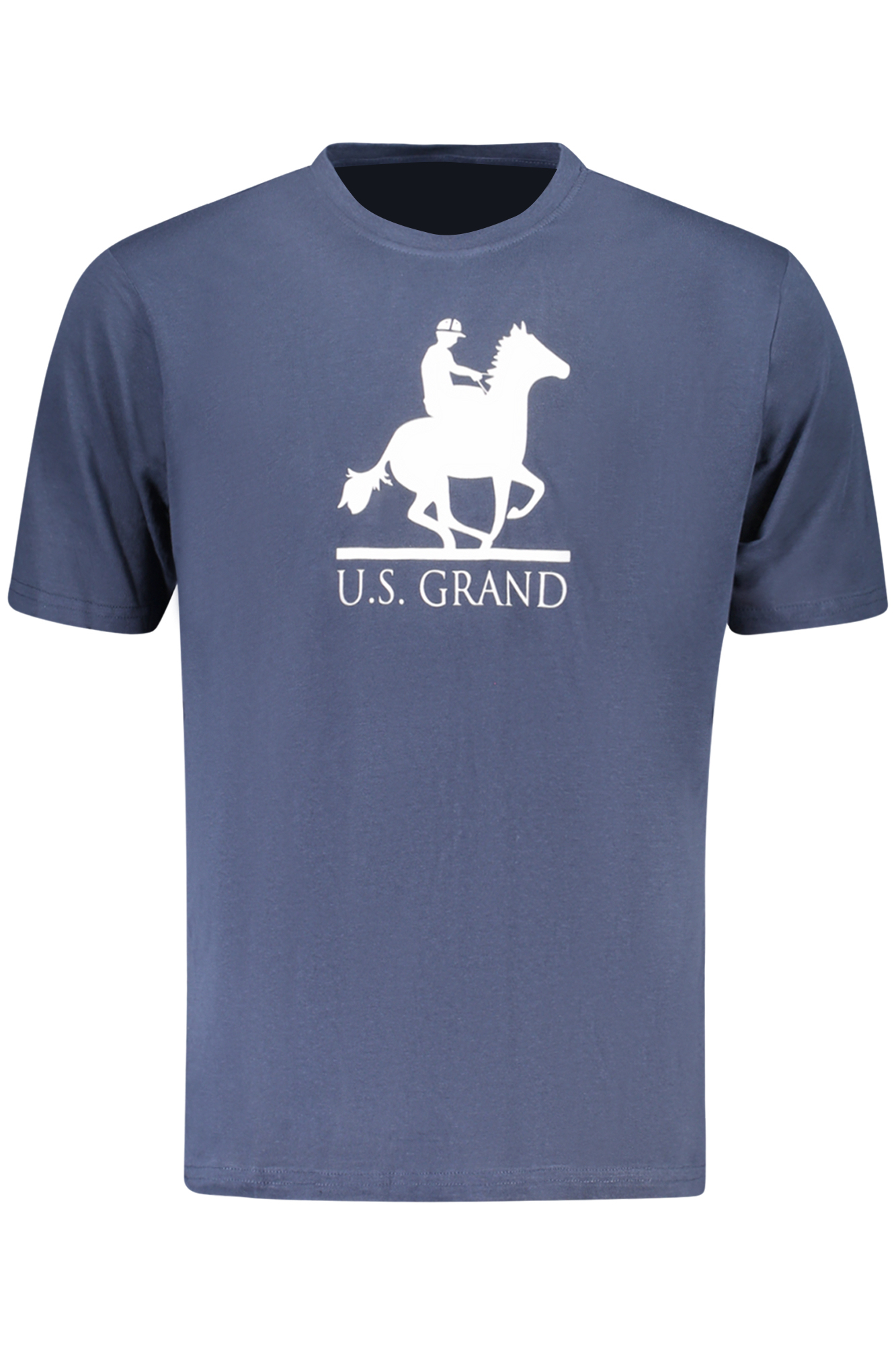 U.S. GRAND T-SHIRT MANICHE CORTE UOMO - Blu