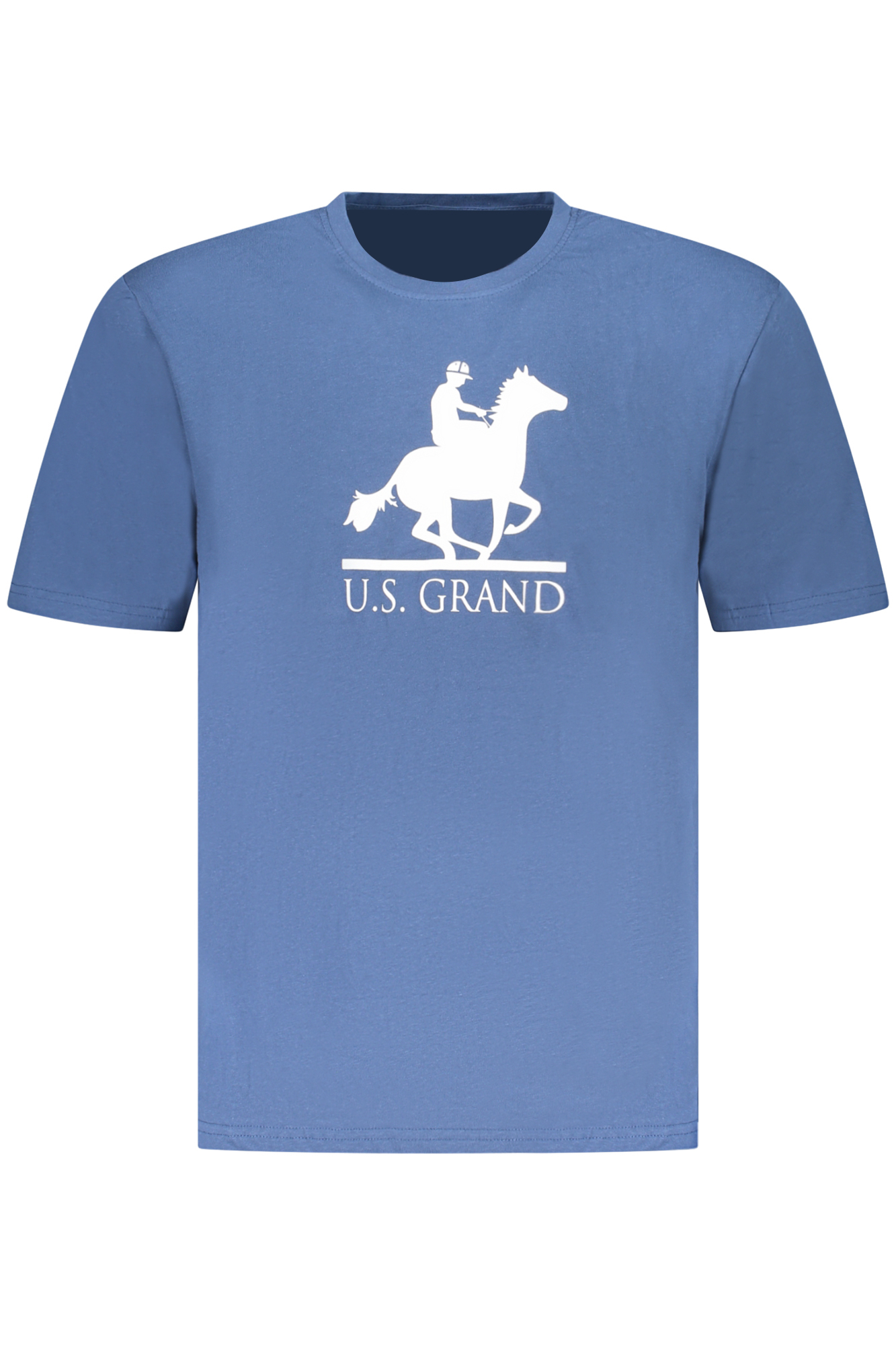 U.S. GRAND T-SHIRT MANICHE CORTE UOMO - Blu