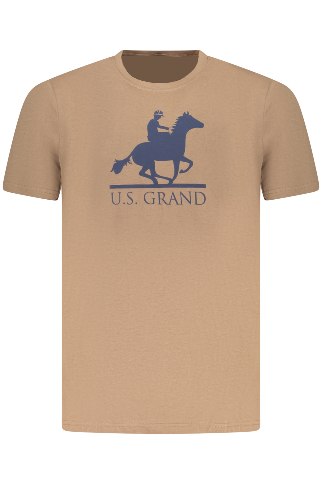 U.S. GRAND T-SHIRT MANICHE CORTE UOMO - Marrone