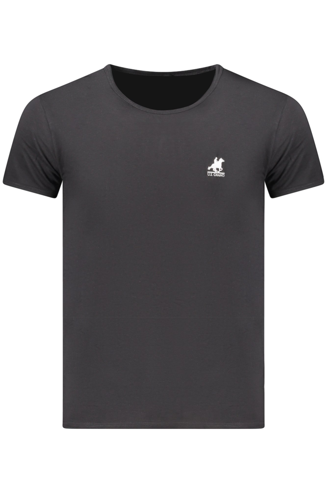 U.S. GRAND T-SHIRT MANICHE CORTE UOMO - Nero