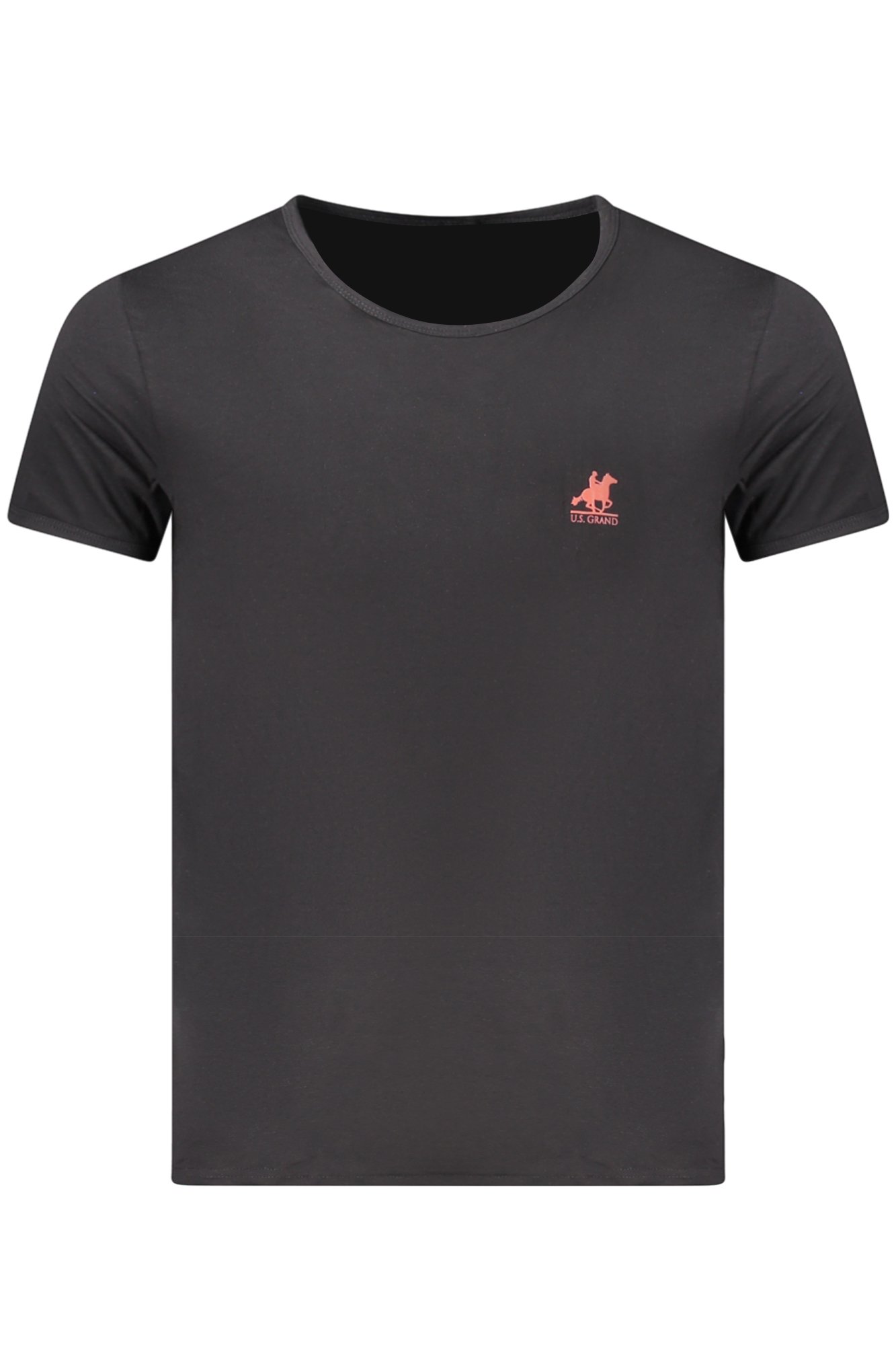 U.S. GRAND T-SHIRT MANICHE CORTE UOMO - Nero