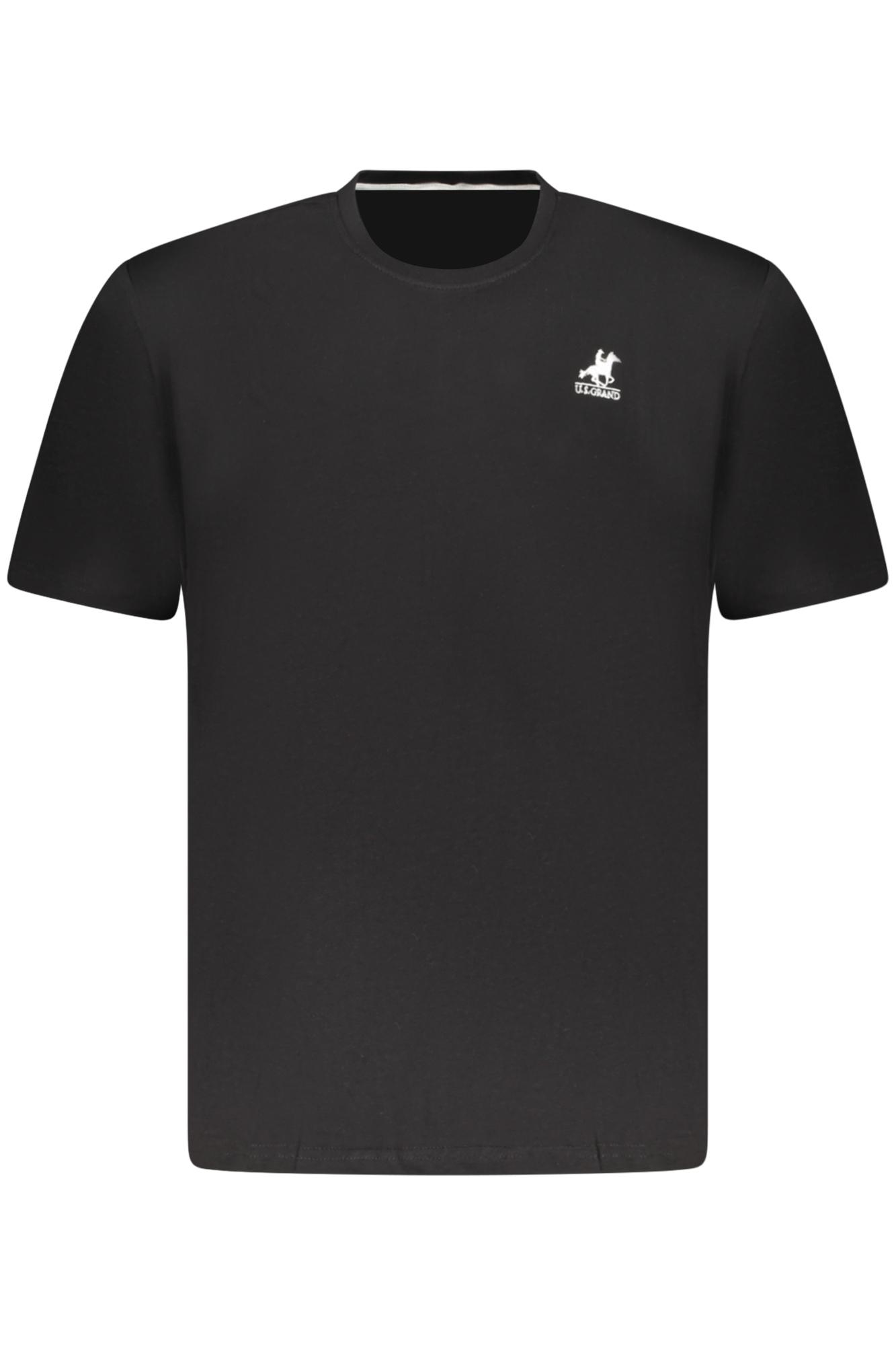 U.S. GRAND T-SHIRT MANICHE CORTE UOMO - Nero