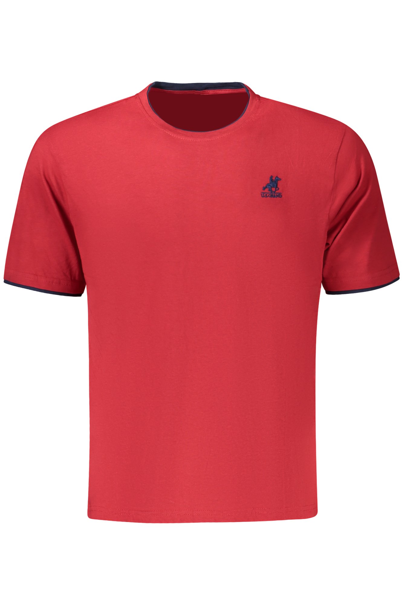 U.S. GRAND T-SHIRT MANICHE CORTE UOMO - Rosso