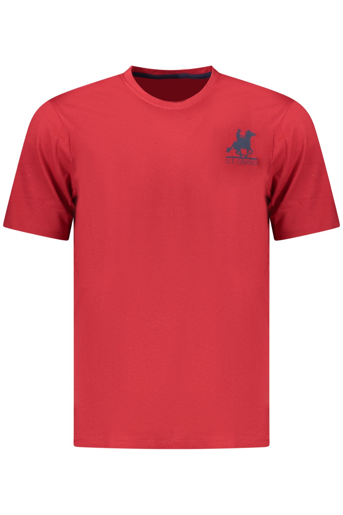 U.S. GRAND T-SHIRT MANICHE CORTE UOMO - Rosso