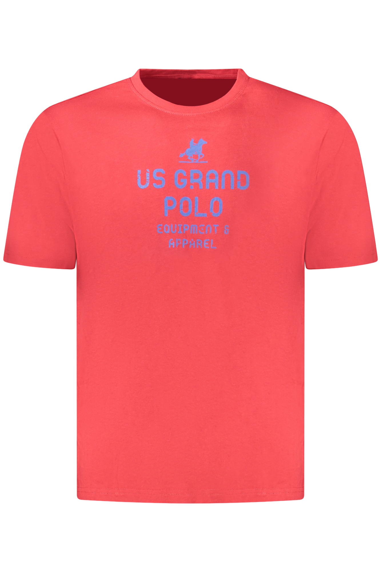 U.S. GRAND T-SHIRT MANICHE CORTE UOMO - Rosso
