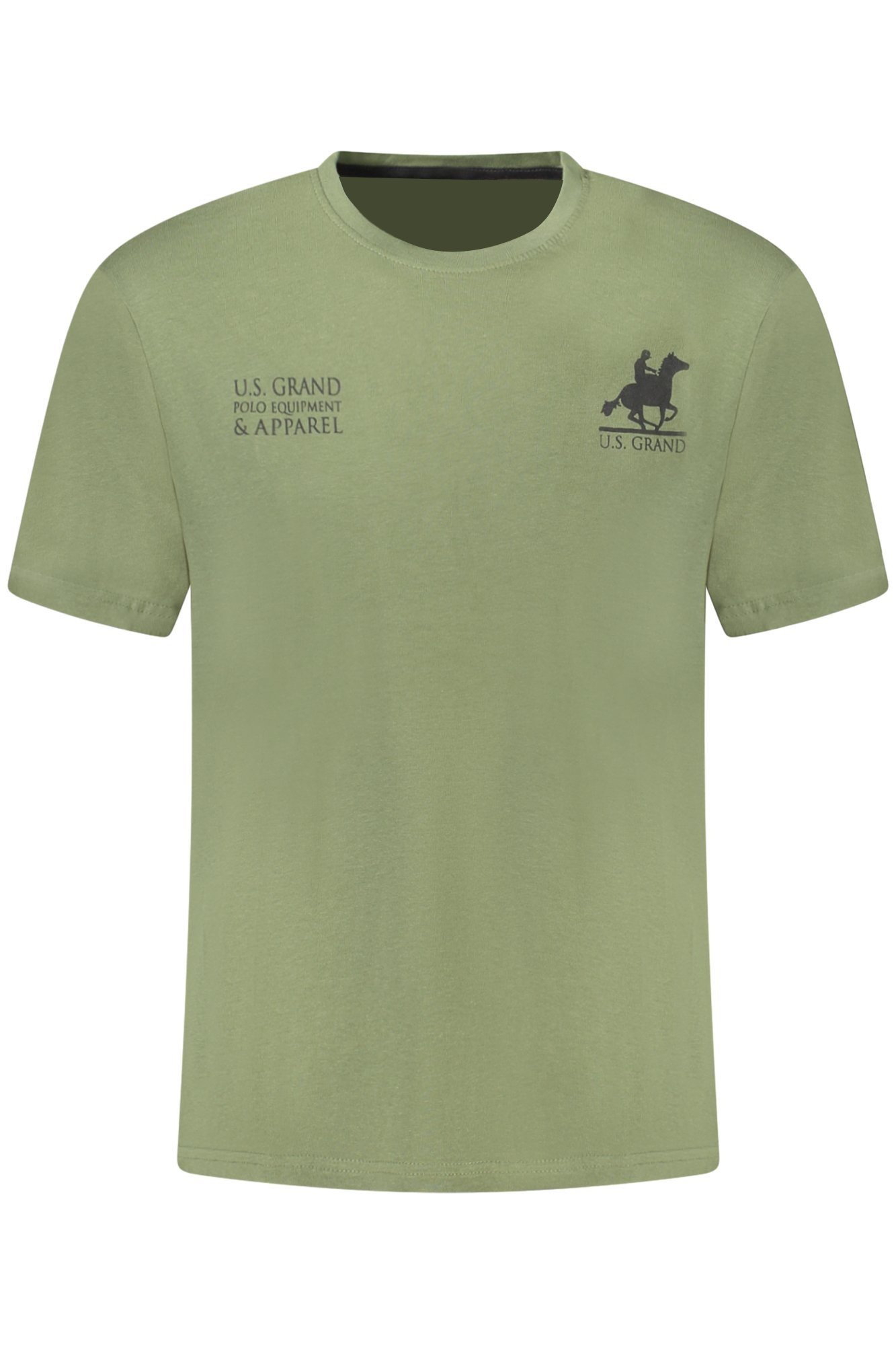 U.S. GRAND T-SHIRT MANICHE CORTE UOMO - Verde