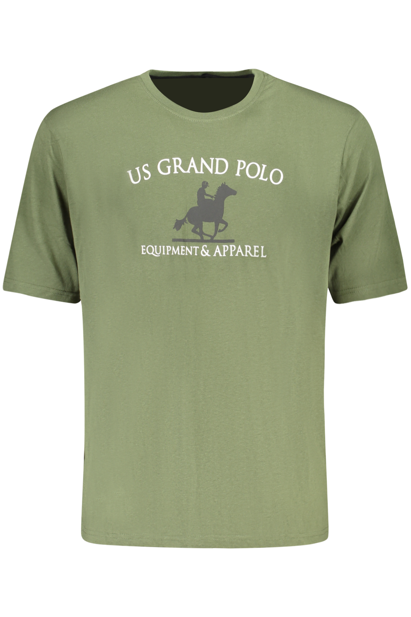 U.S. GRAND T-SHIRT MANICHE CORTE UOMO - Verde