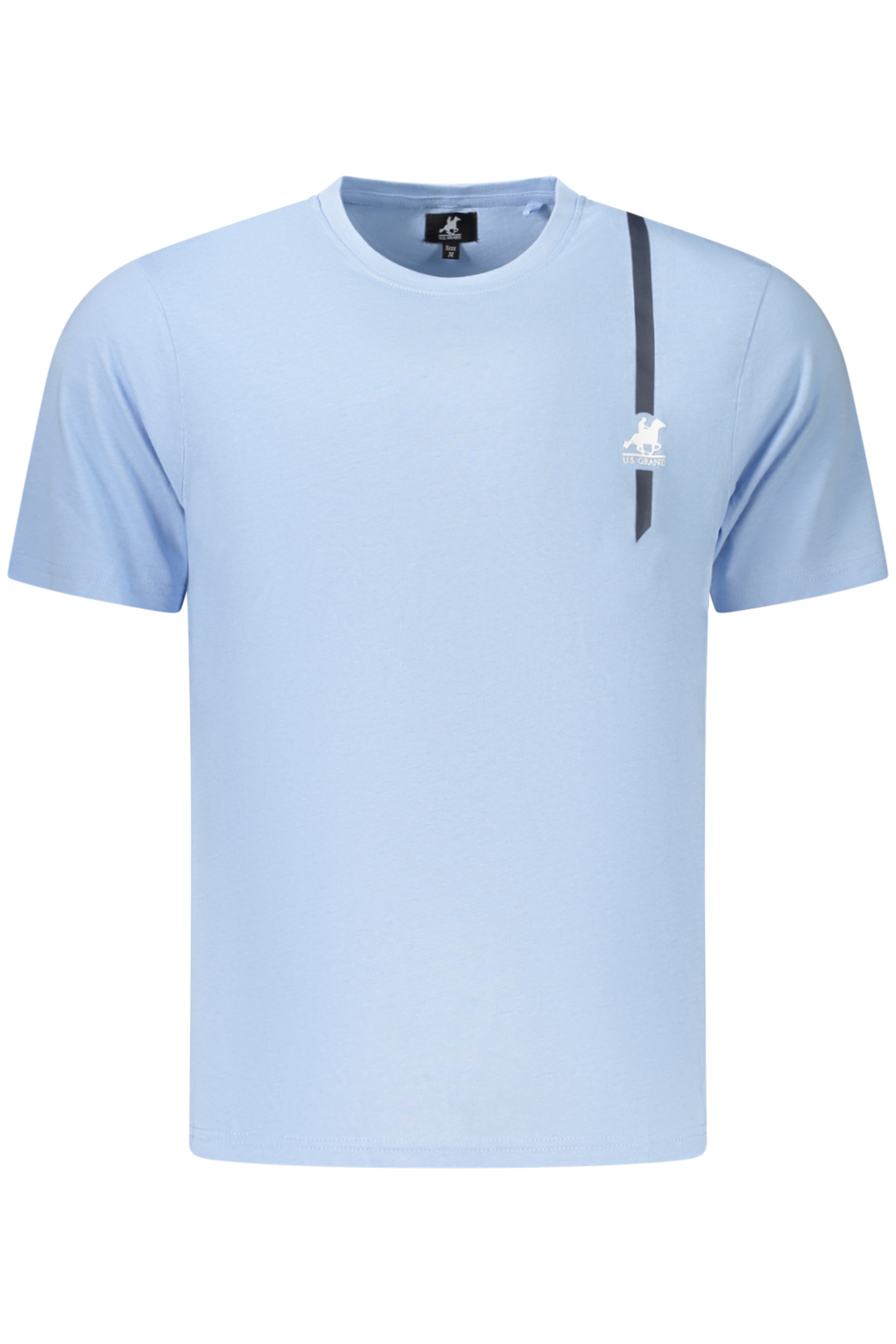 U.S. GRAND T-SHIRT MANICHE CORTE UOMO - Azzurro