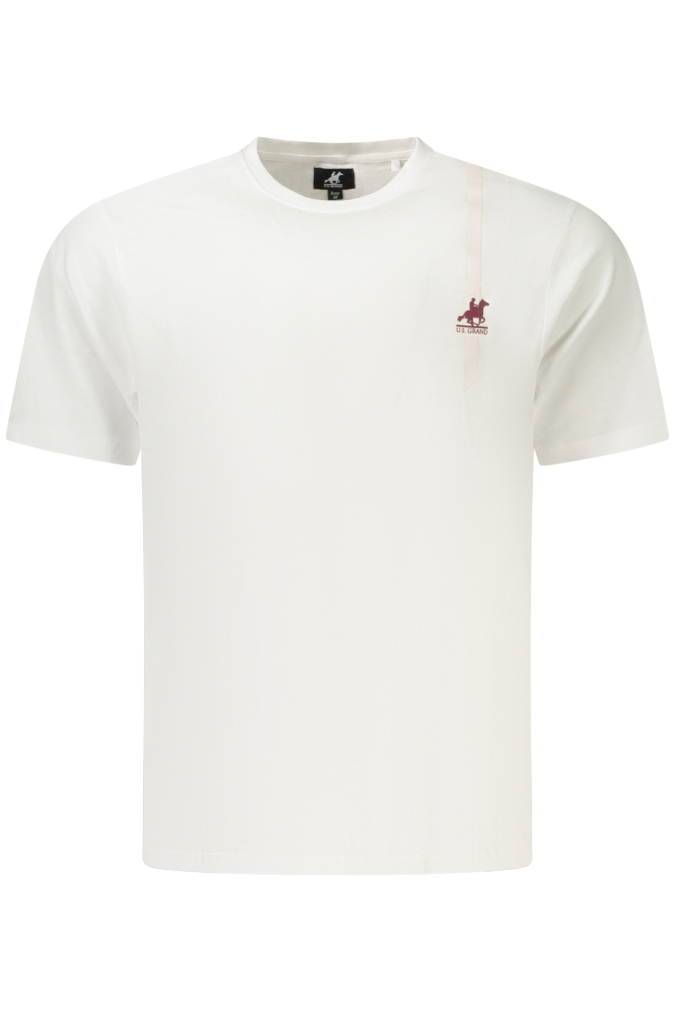 U.S. GRAND T-SHIRT MANICHE CORTE UOMO - Bianco