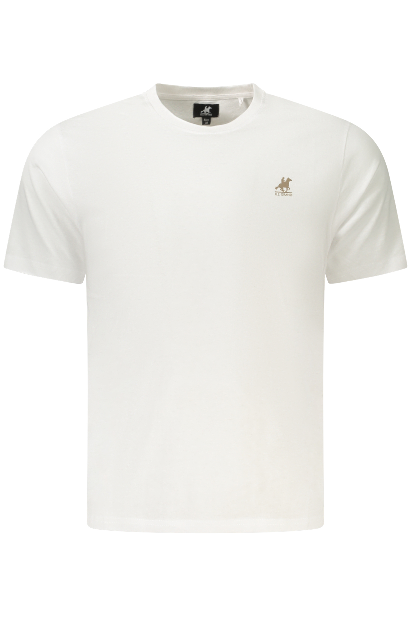 U.S. GRAND T-SHIRT MANICHE CORTE UOMO - Bianco