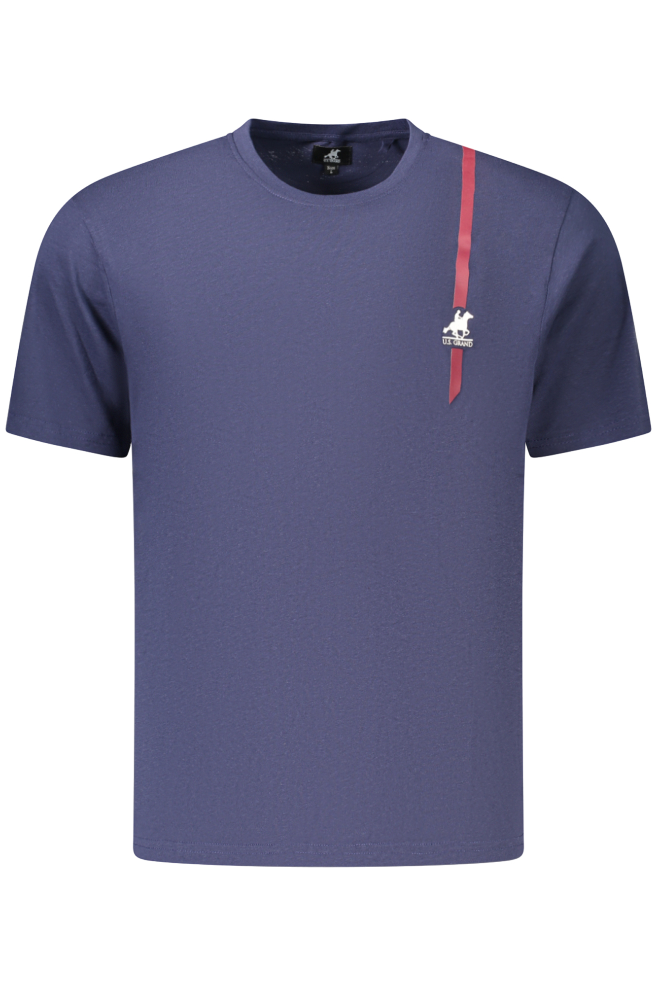 U.S. GRAND T-SHIRT MANICHE CORTE UOMO - Blu