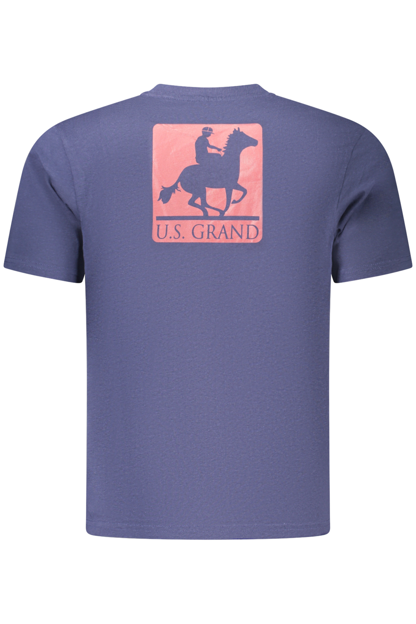 U.S. GRAND T-SHIRT MANICHE CORTE UOMO - Blu - immagine 2