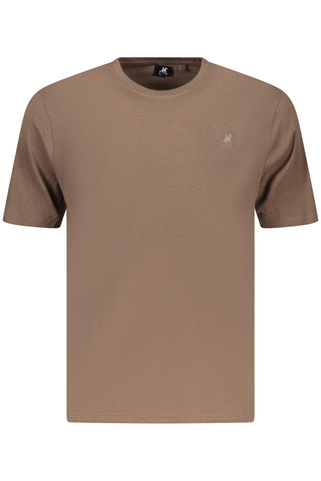 U.S. GRAND T-SHIRT MANICHE CORTE UOMO - Marrone
