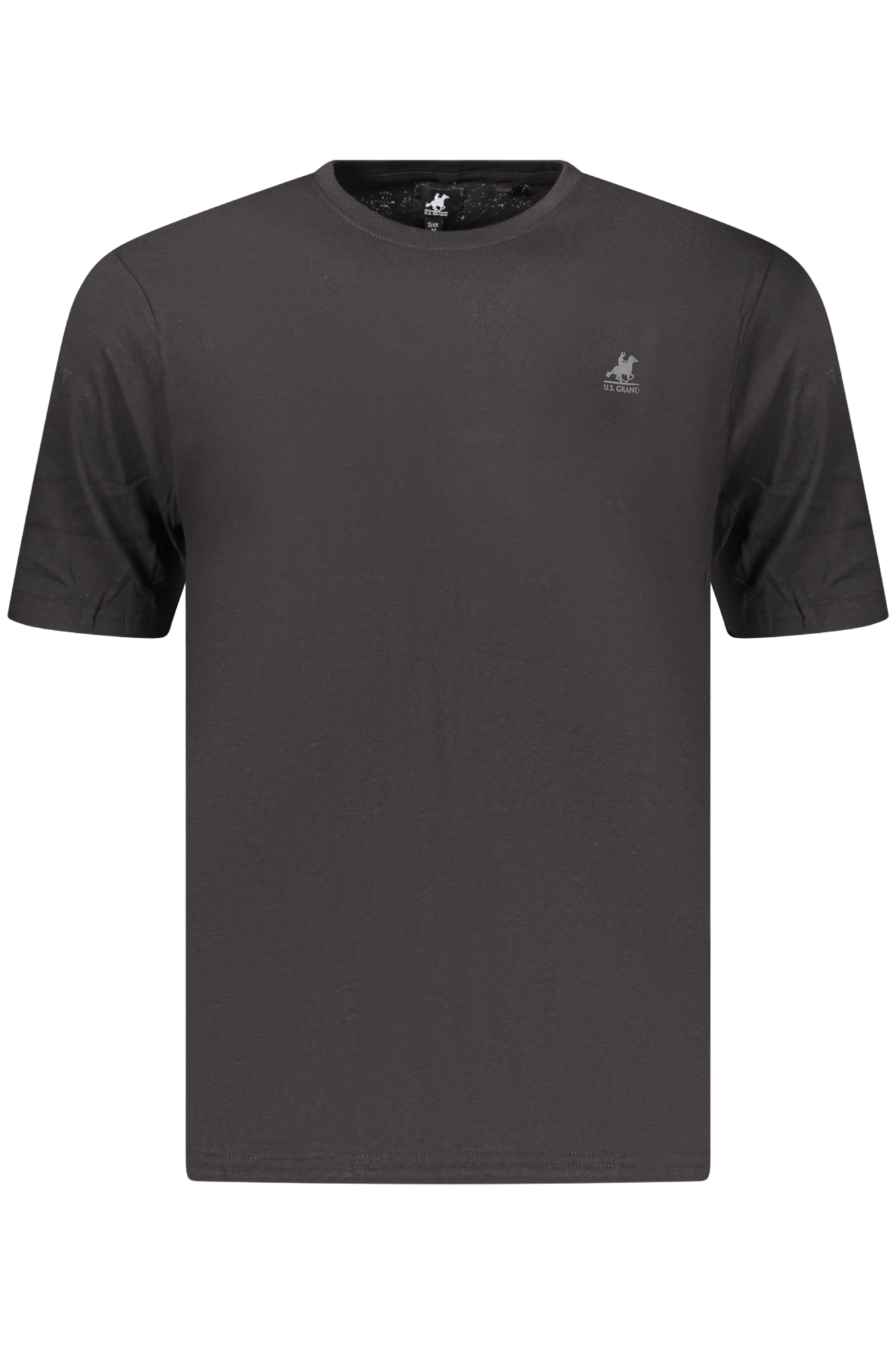 U.S. GRAND T-SHIRT MANICHE CORTE UOMO - Nero
